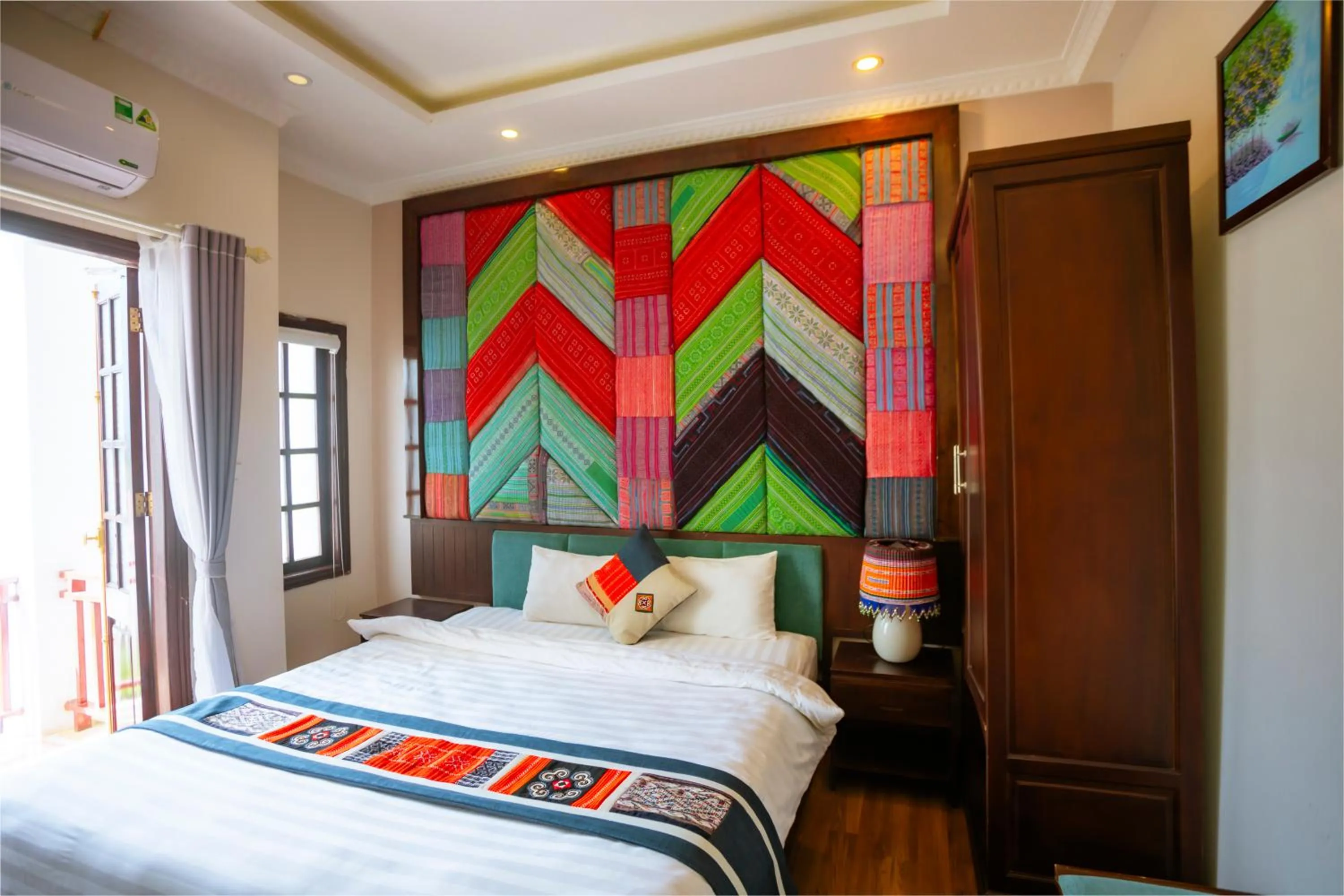 Bed in Le Boutique Sapa Hotel