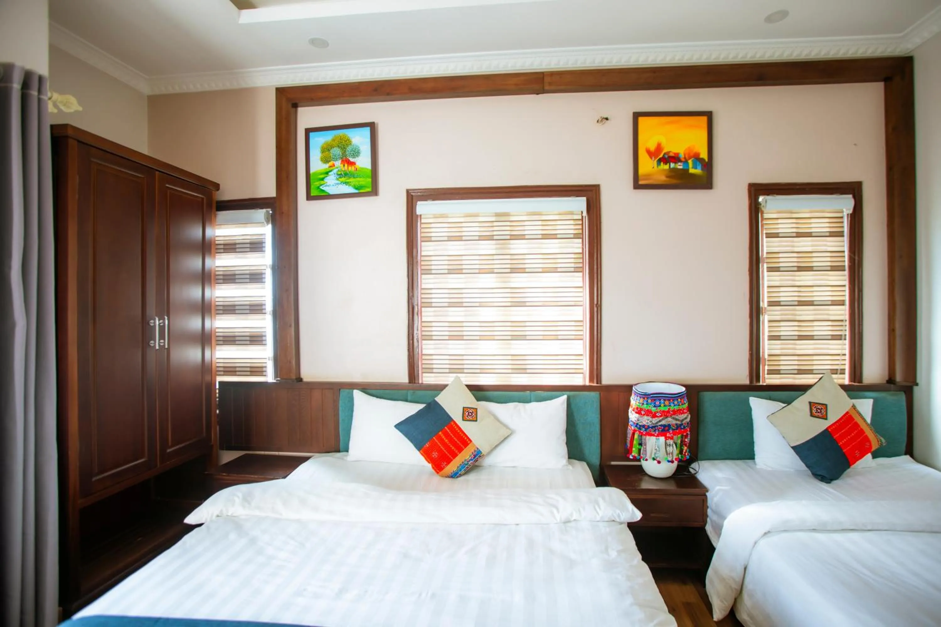 Bed in Le Boutique Sapa Hotel