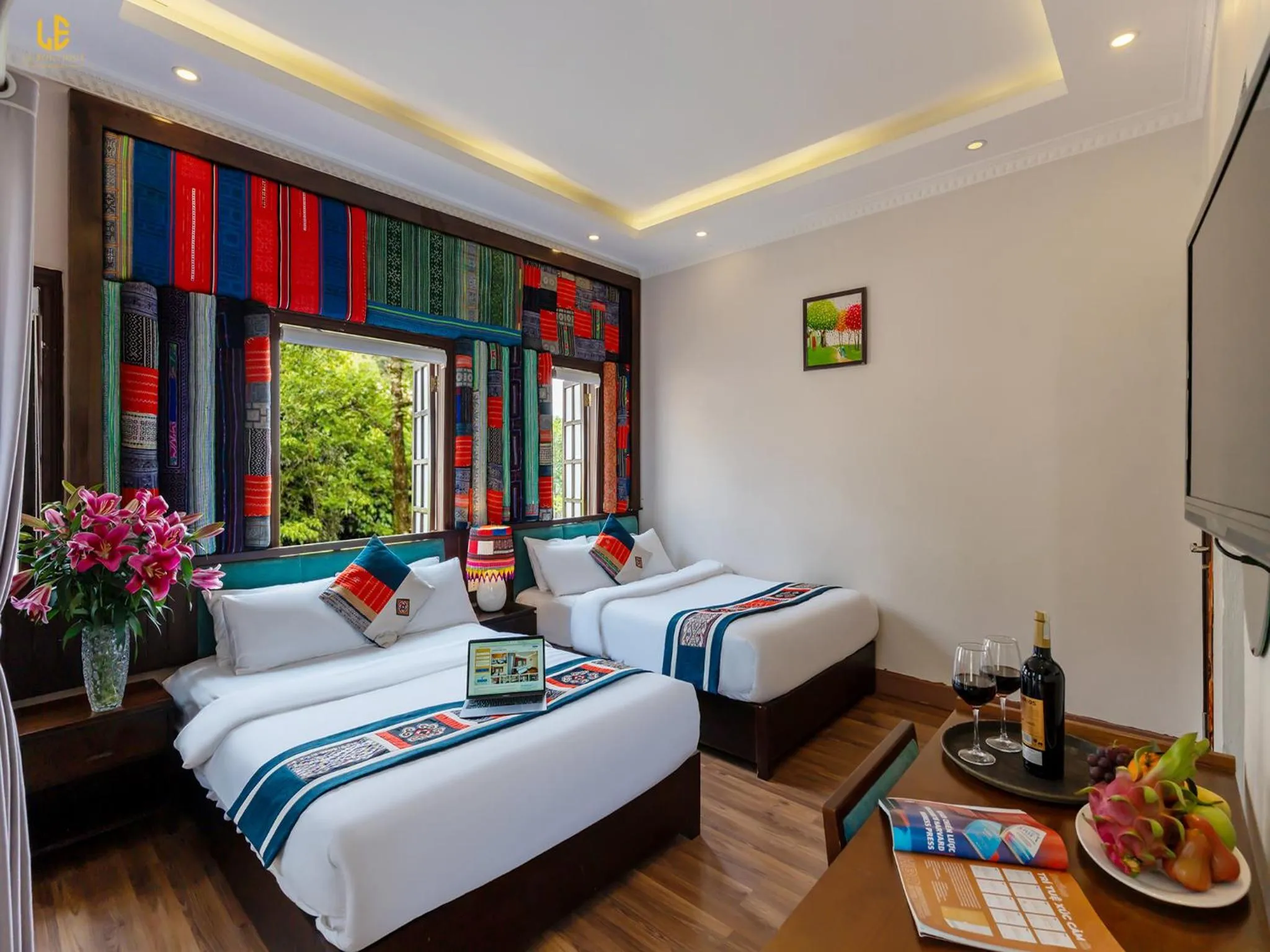 Photo of the whole room, Bed in Le Boutique Sapa Hotel