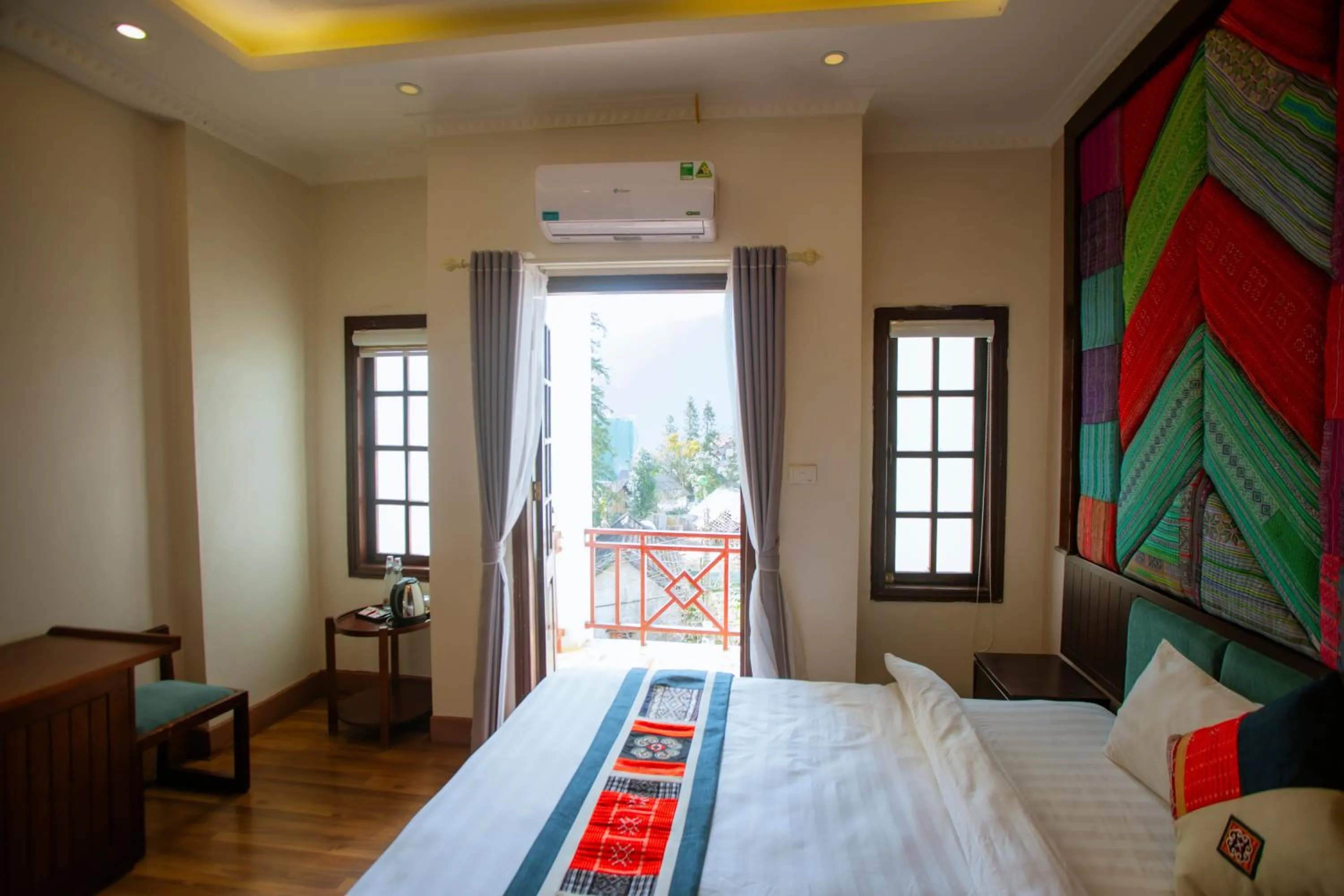 Bed in Le Boutique Sapa Hotel