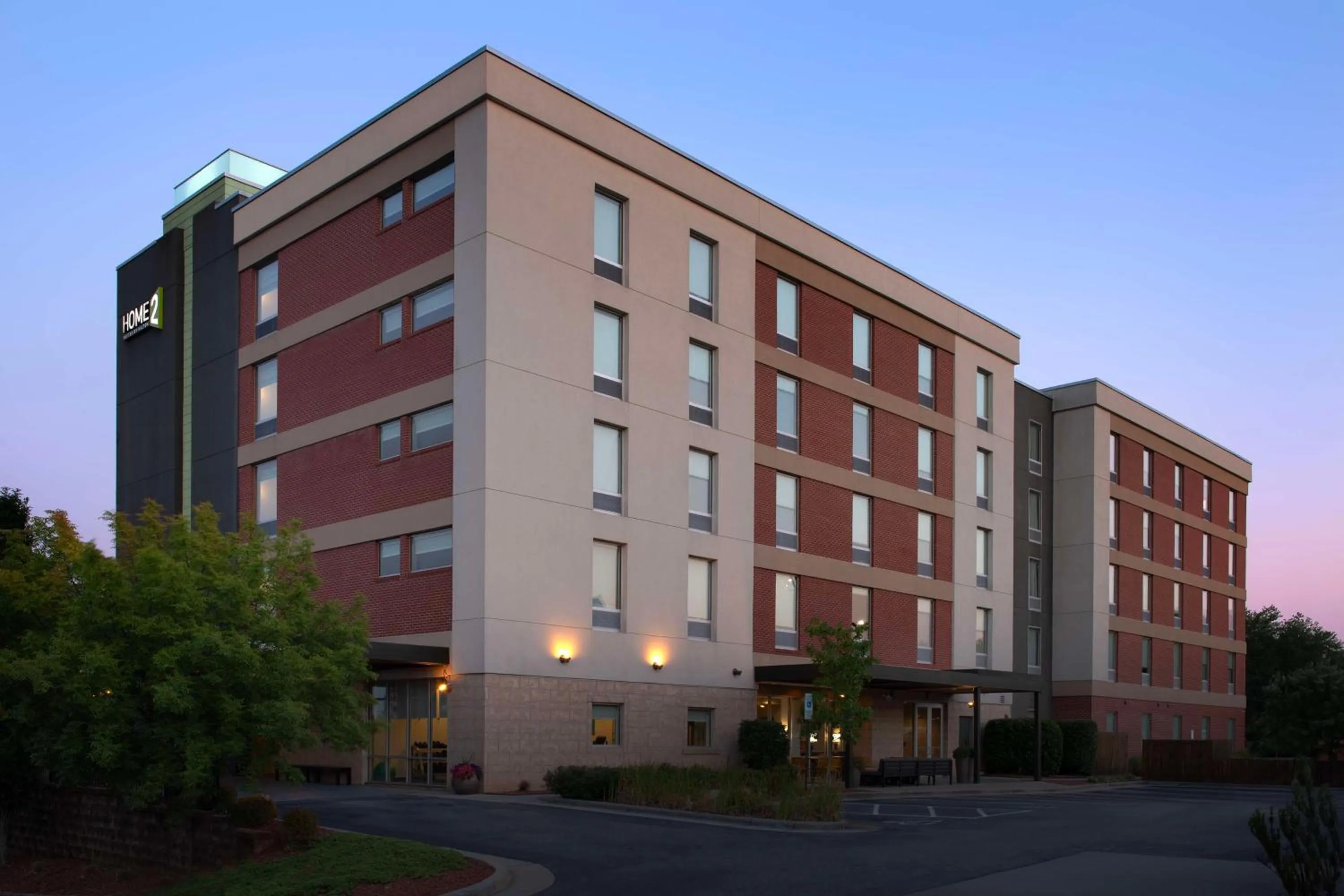 Property building in Home2 Suites by Hilton Greensboro Airport, NC