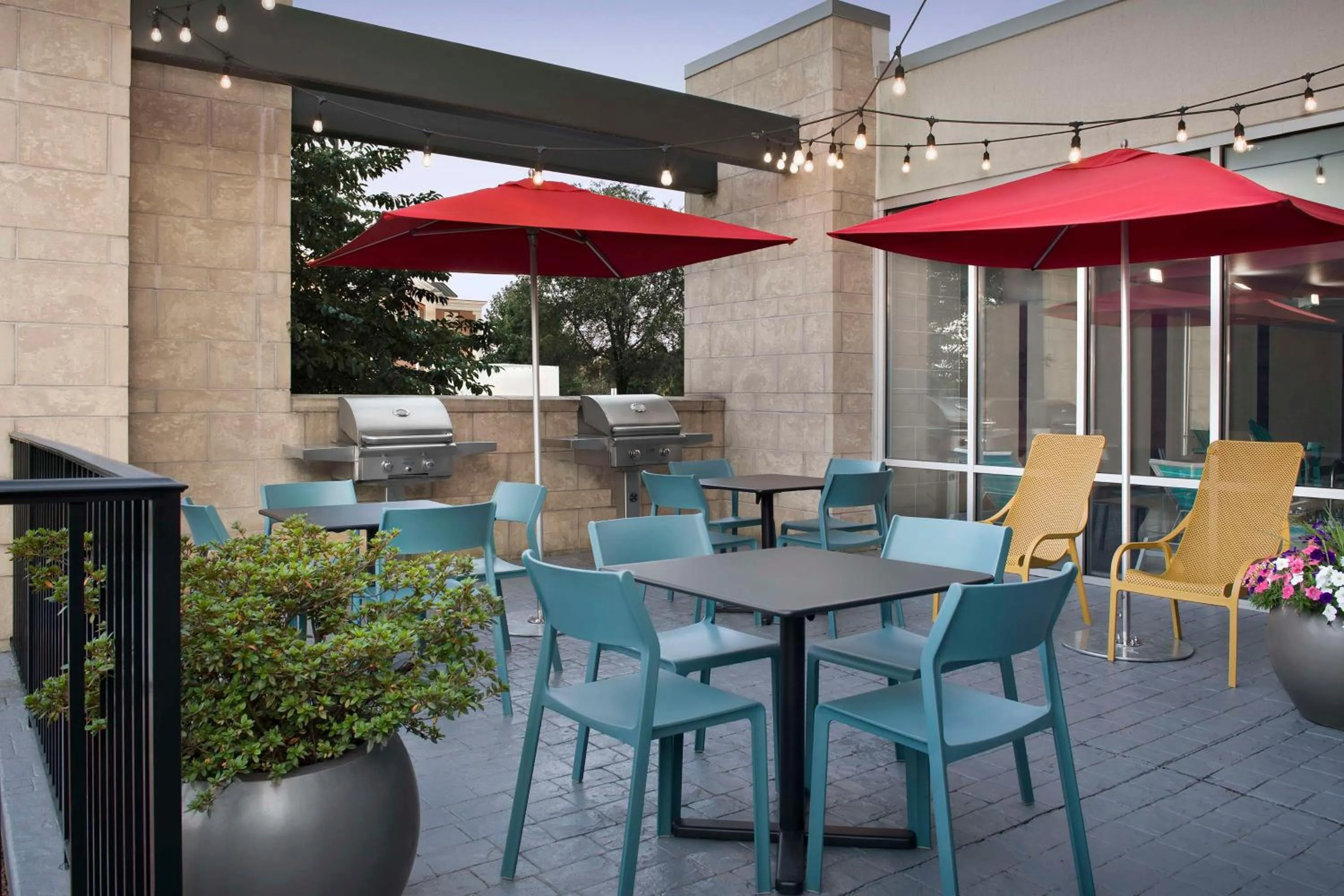 Patio in Home2 Suites by Hilton Greensboro Airport, NC