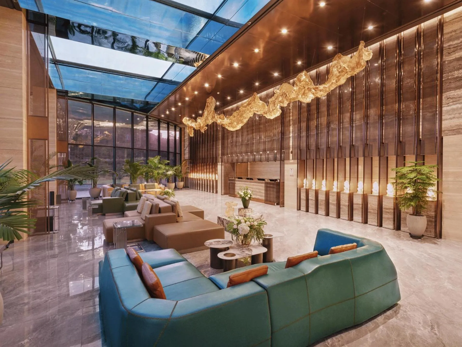 Lobby or reception in Amber Pure Hill Hotels & Resorts Jeju