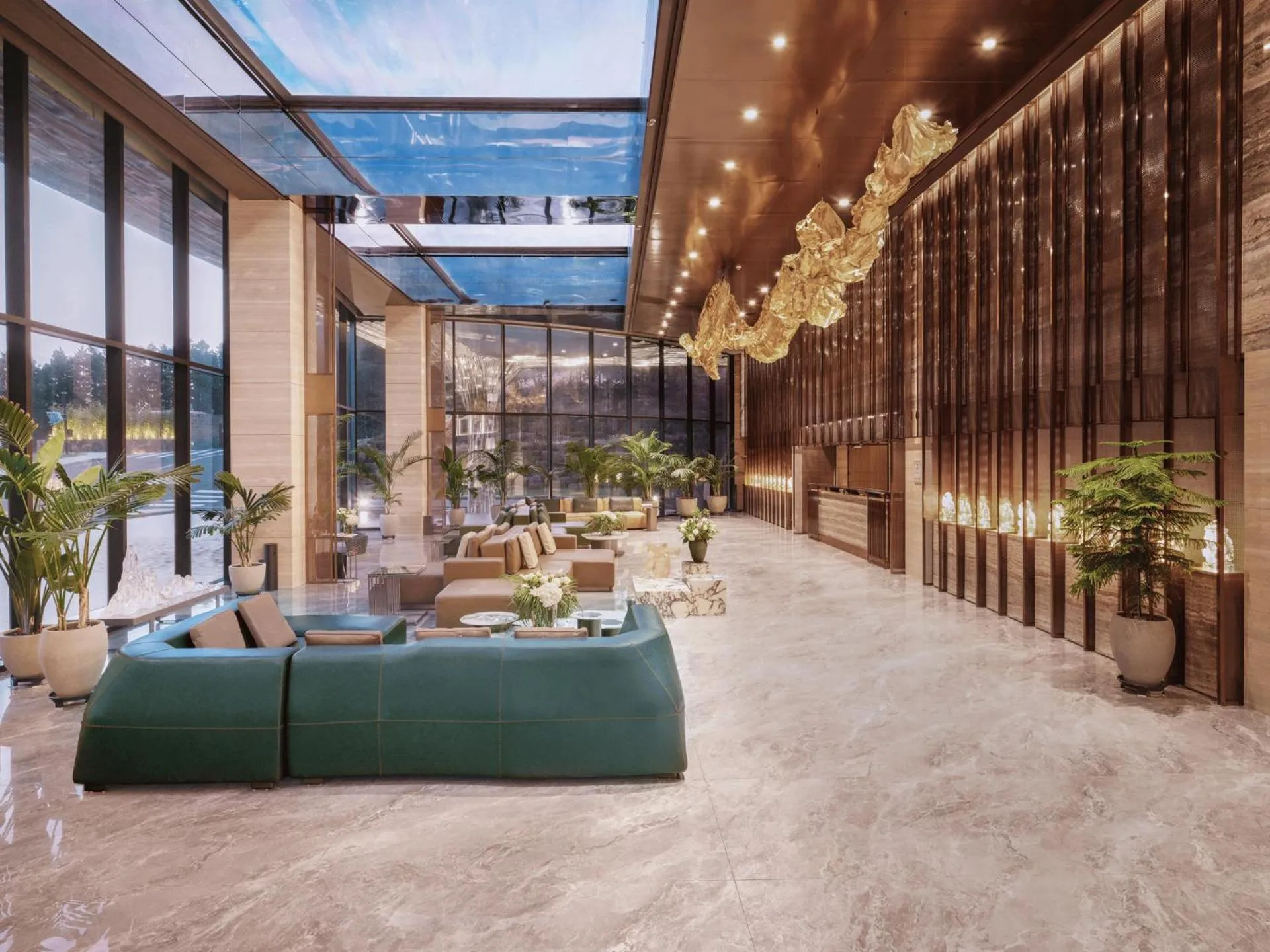 Lobby or reception in Amber Pure Hill Hotels & Resorts Jeju