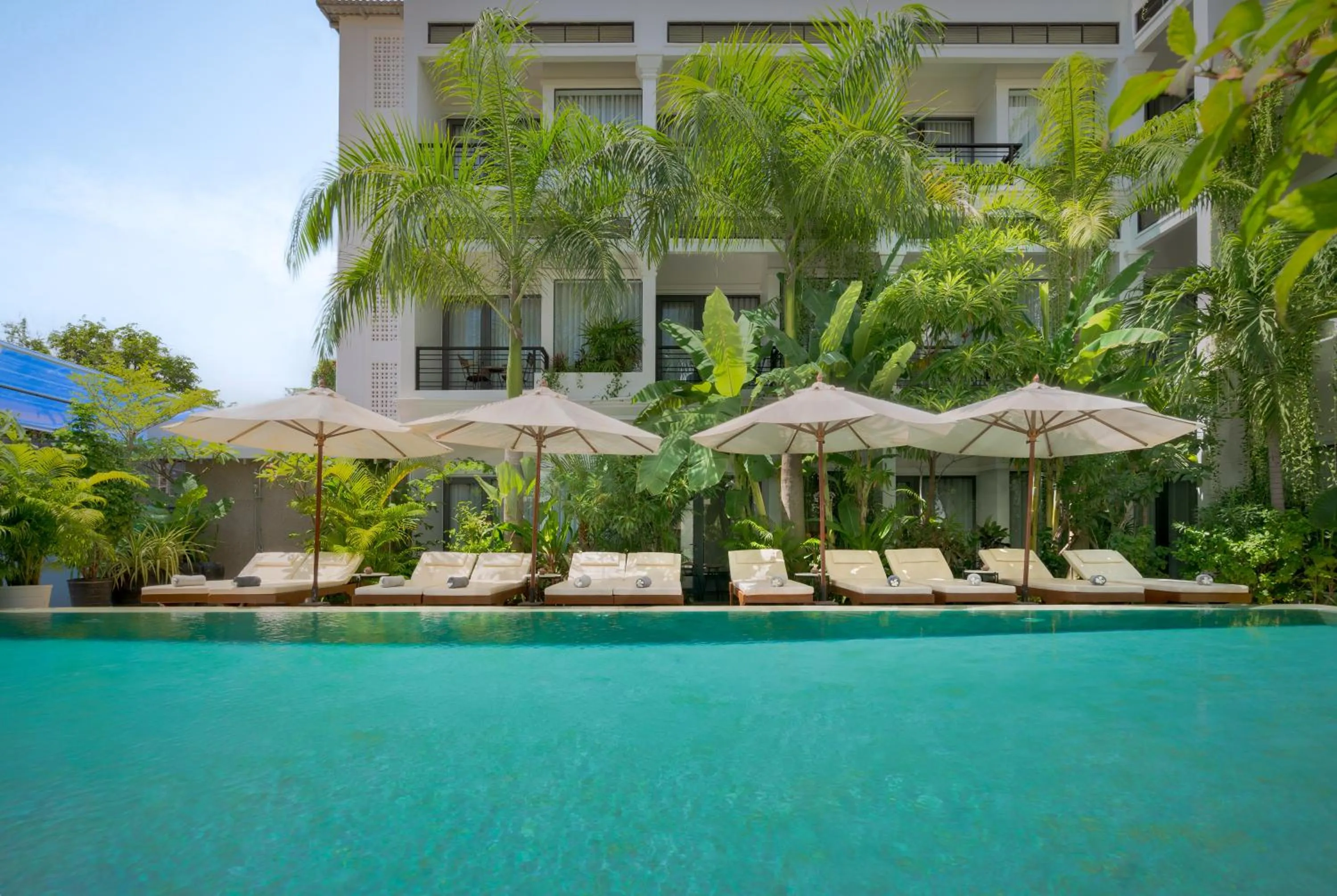 Garden in Khmer House Boutique