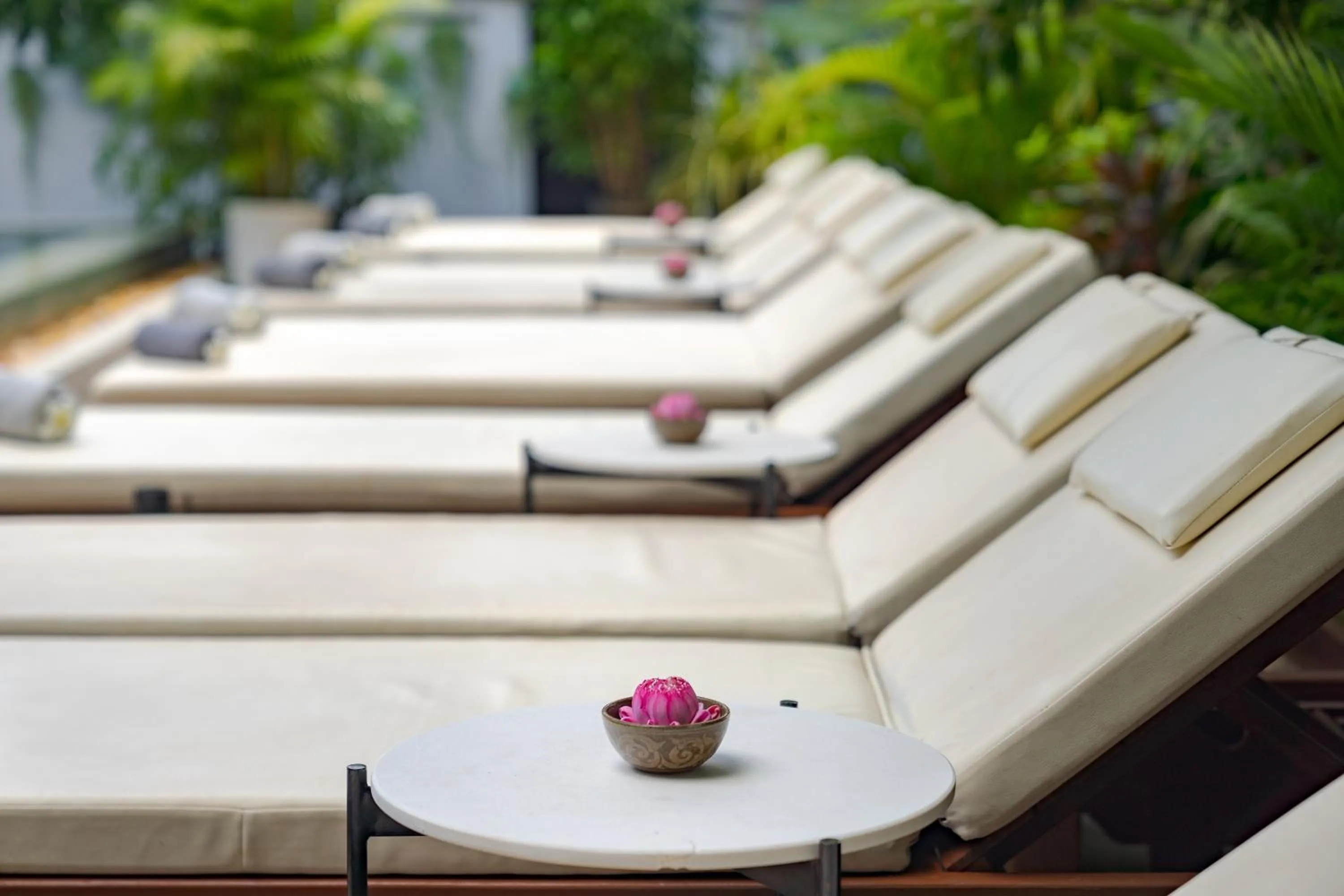 Swimming pool in Khmer House Boutique