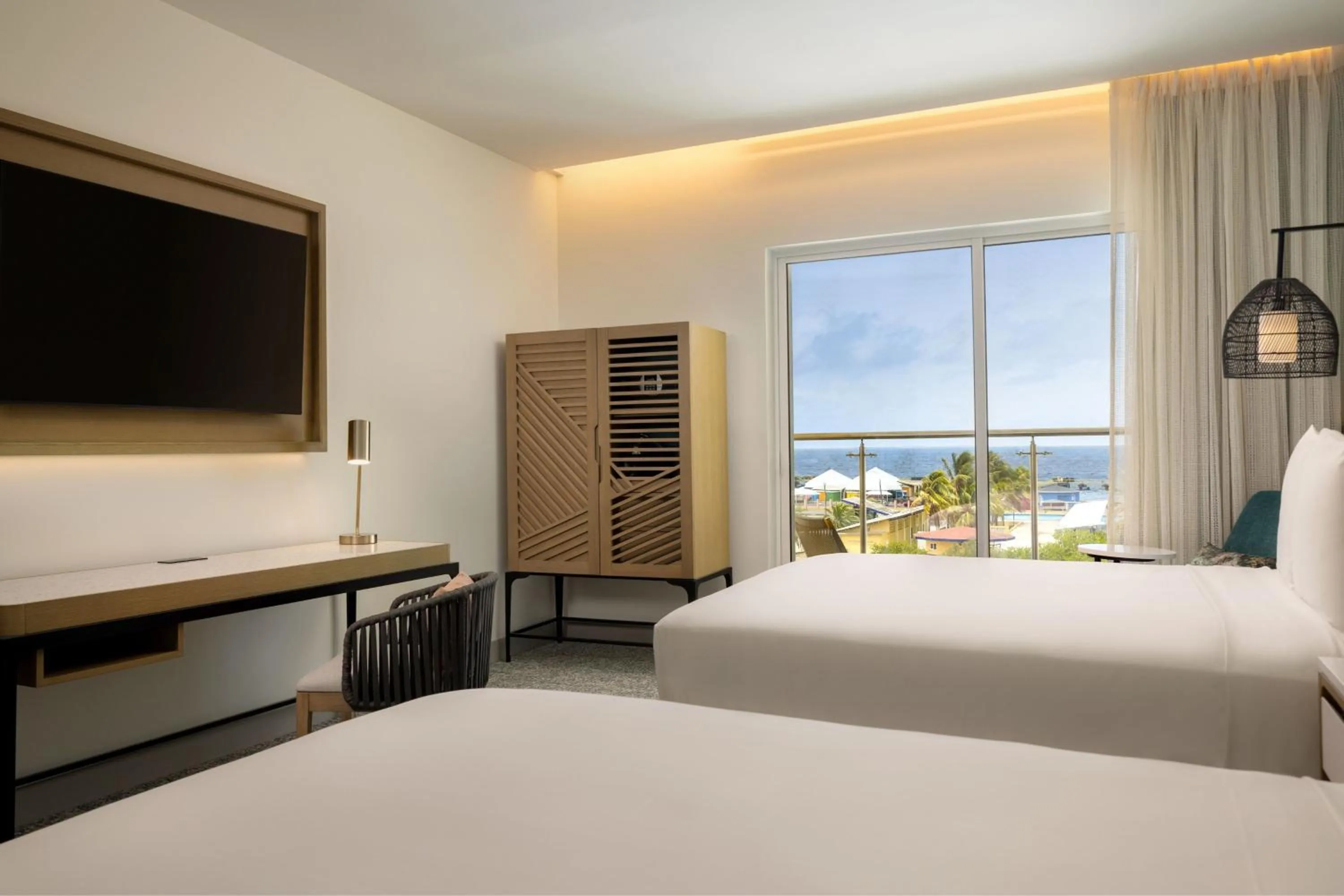 Photo of the whole room, Bed in Courtyard by Marriott Curacao