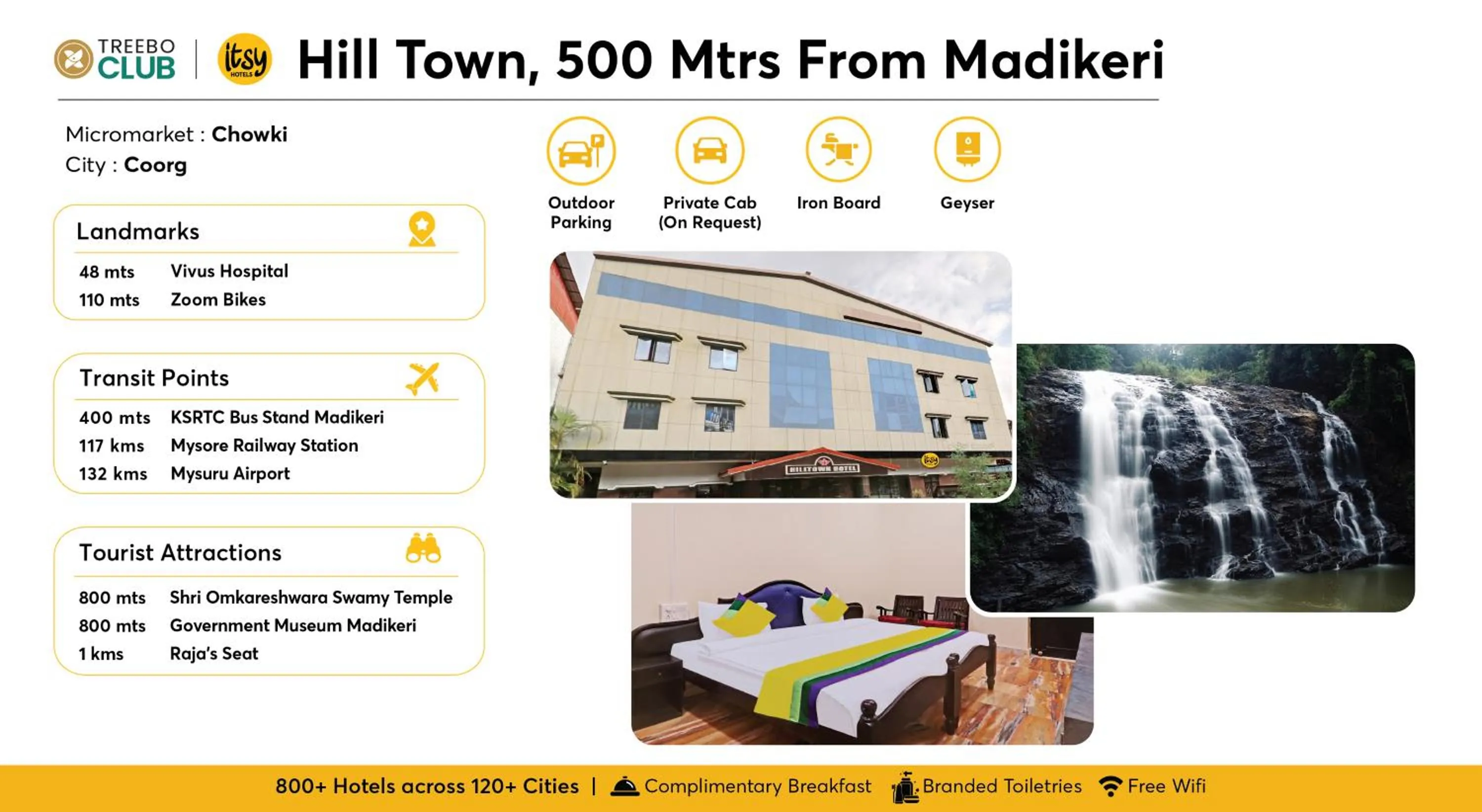 Itsy Hotels Hill Town, 500 Mtrs From Madikeri Fort