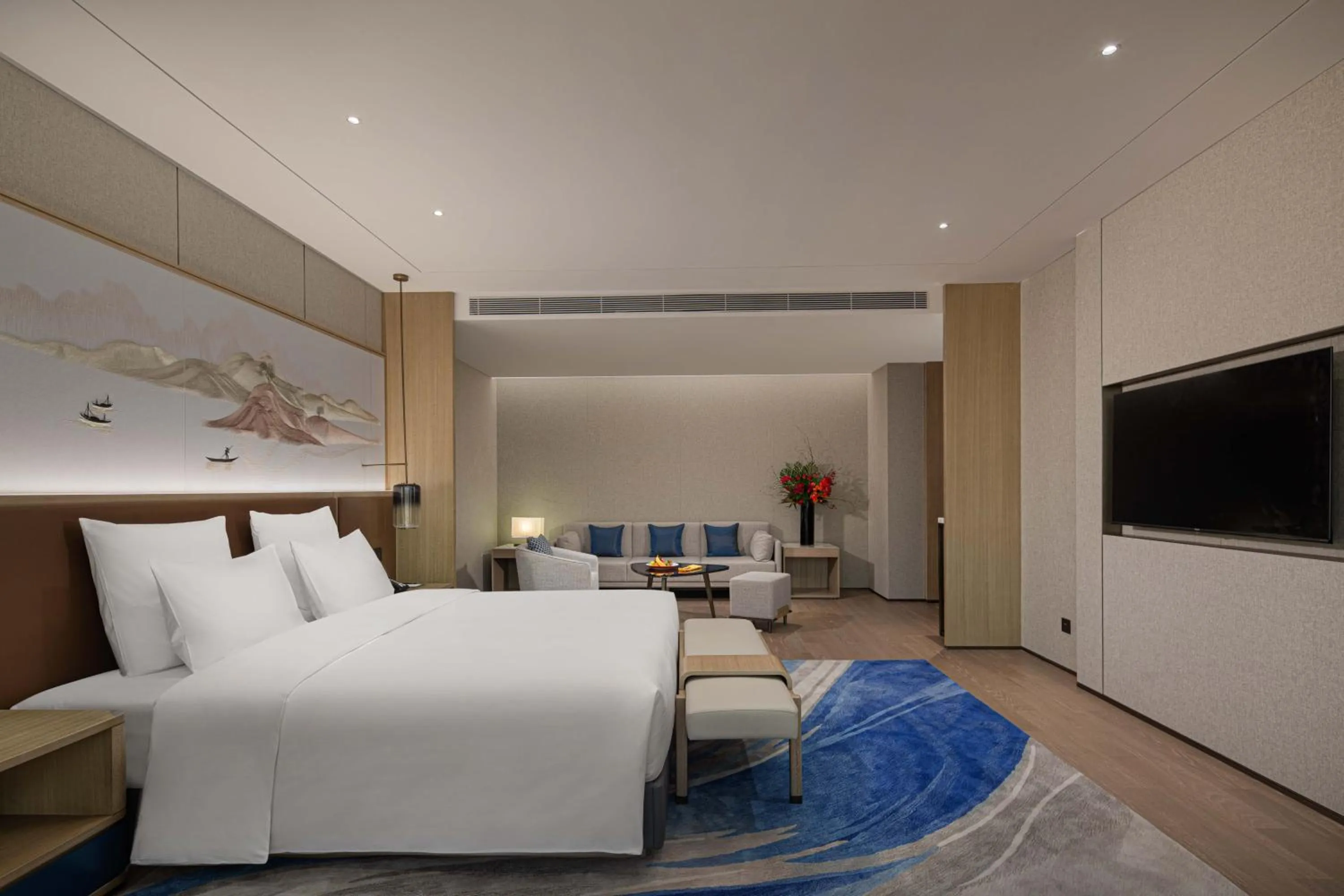 Bedroom, Bed in Pullman Huai'an