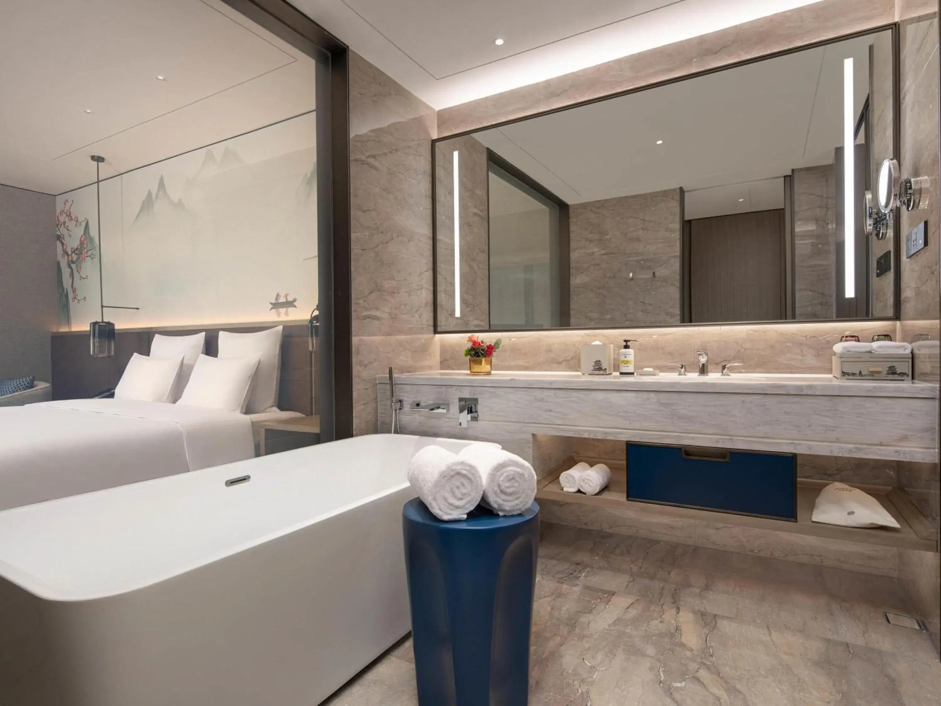 Executive King Room with Lounge Access in Pullman Huai'an Executive King Room with Lounge Access in Pullman Huai'an