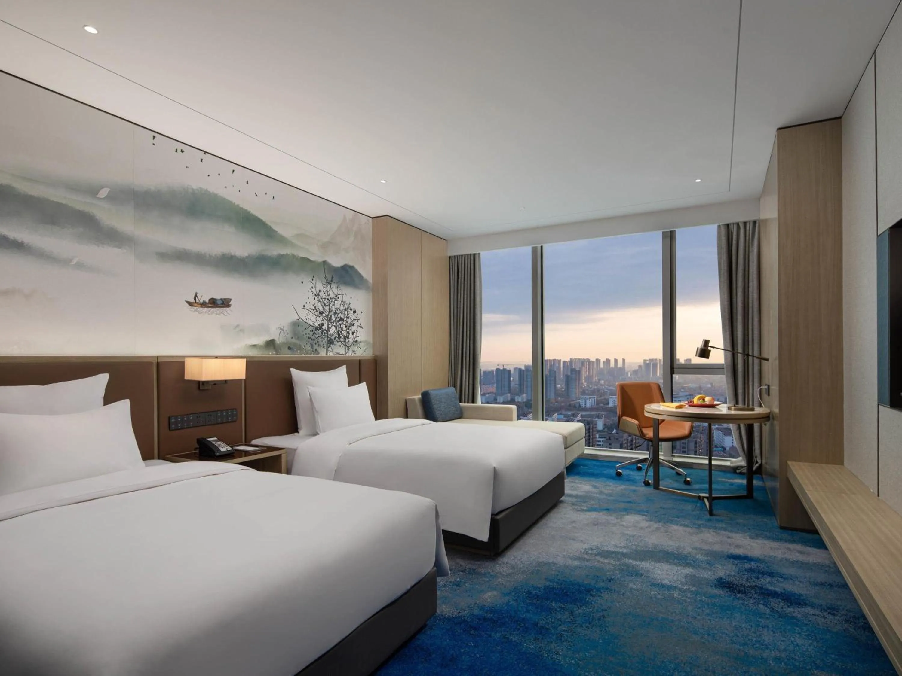 Bedroom, Bed in Pullman Huai'an