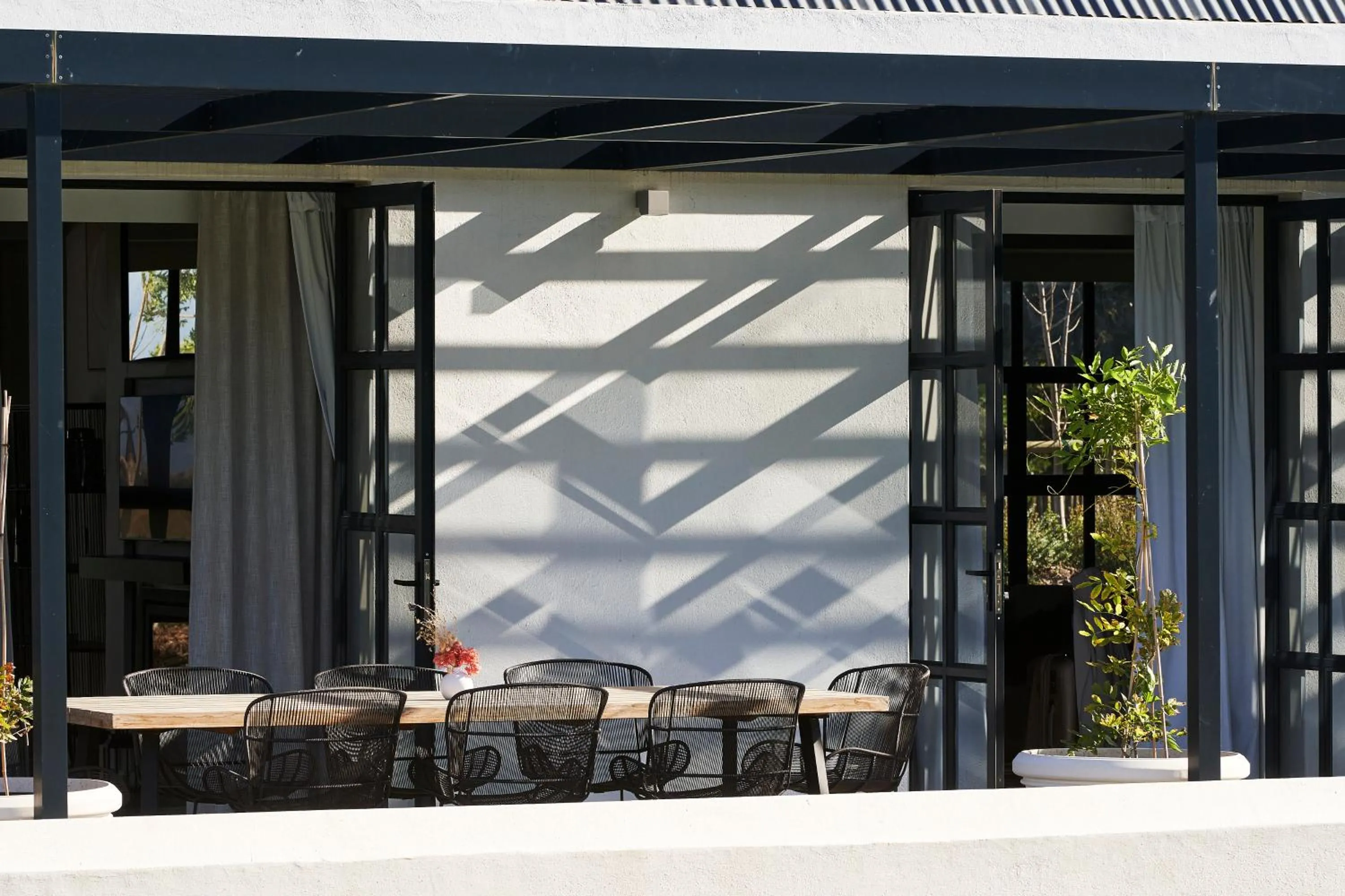 Patio in Vergenoegd Löw Boutique Hotel & Spa