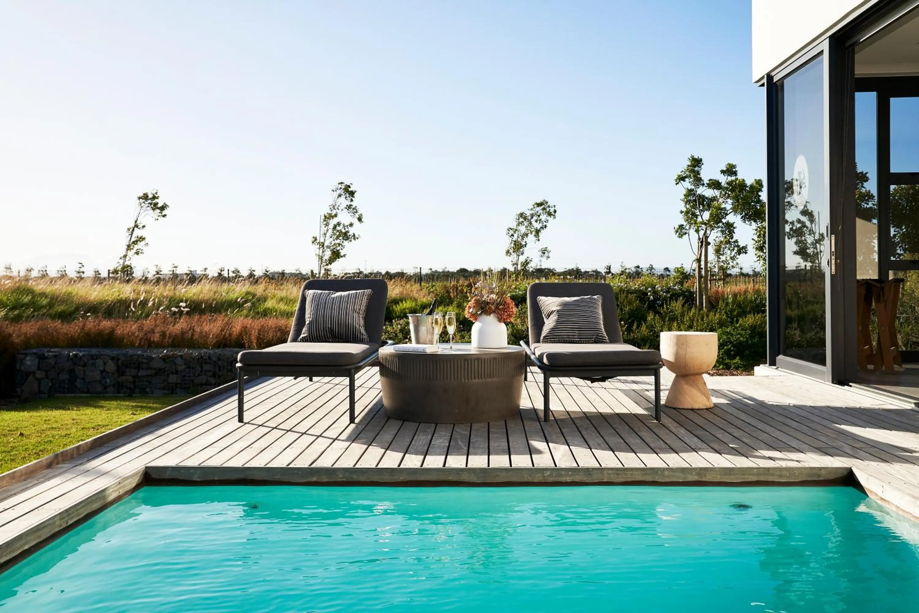 Patio in Vergenoegd Löw Boutique Hotel & Spa