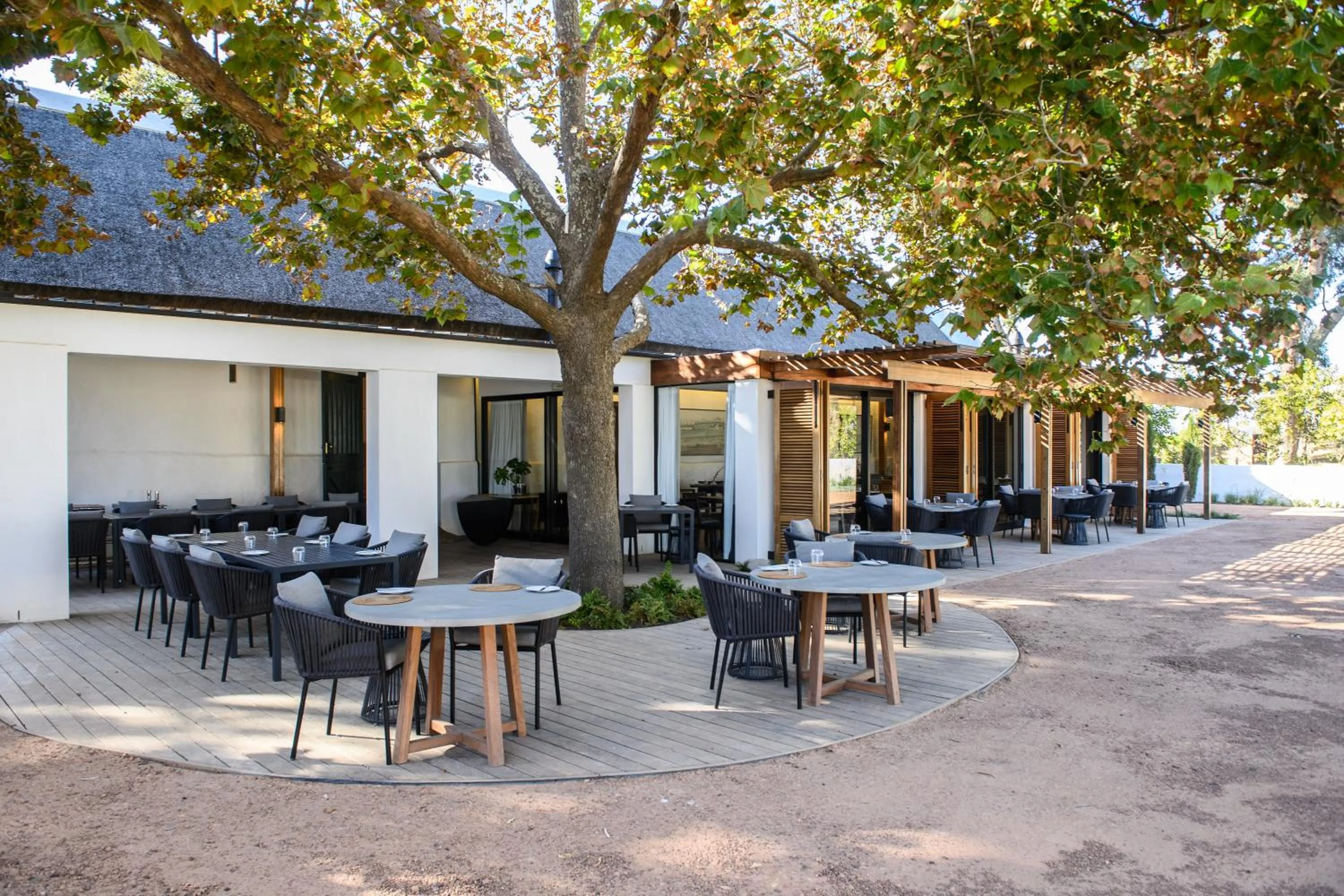 Restaurant/places to eat in Vergenoegd Löw Boutique Hotel & Spa