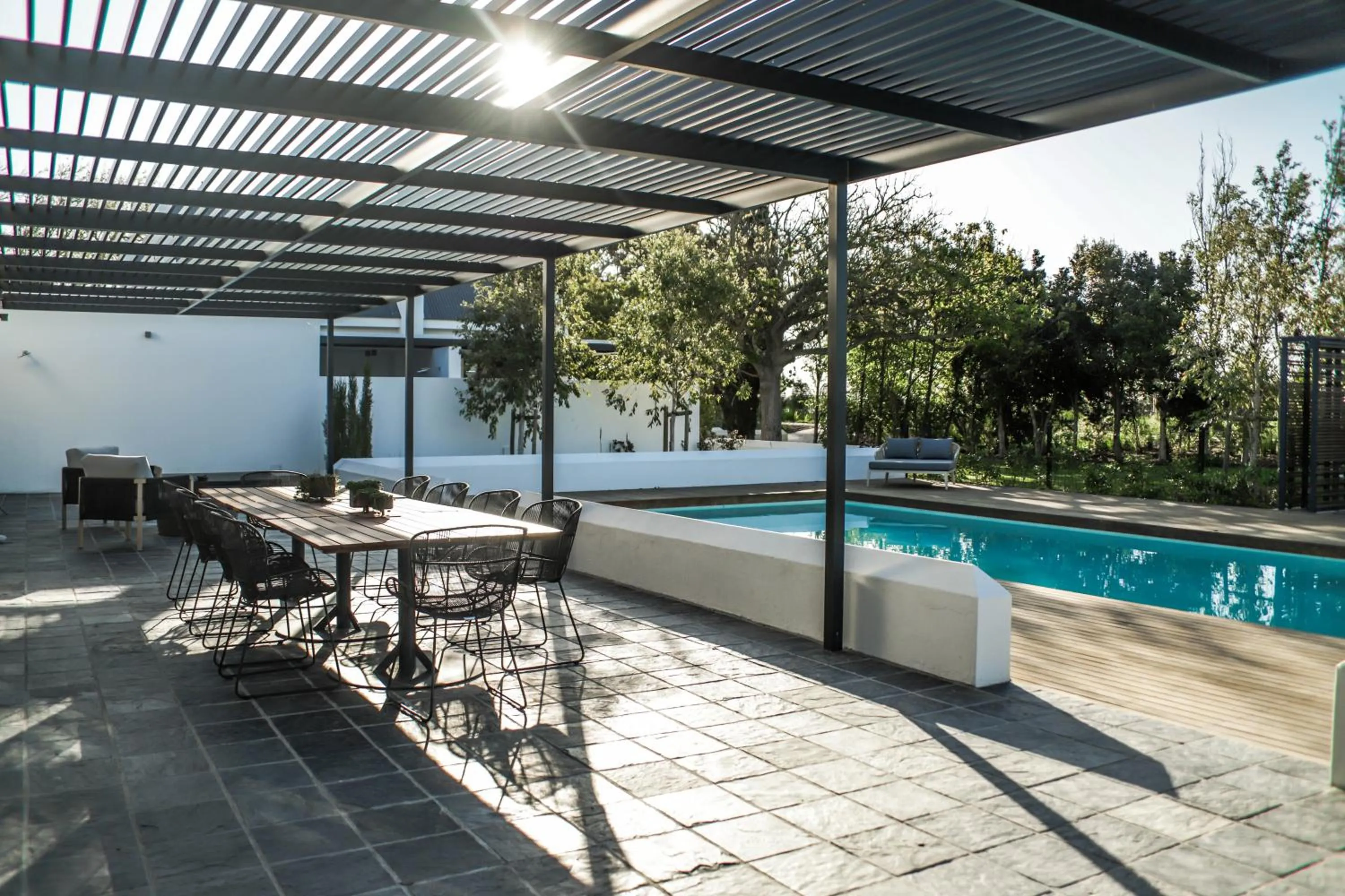 Pool view in Vergenoegd Löw Boutique Hotel & Spa