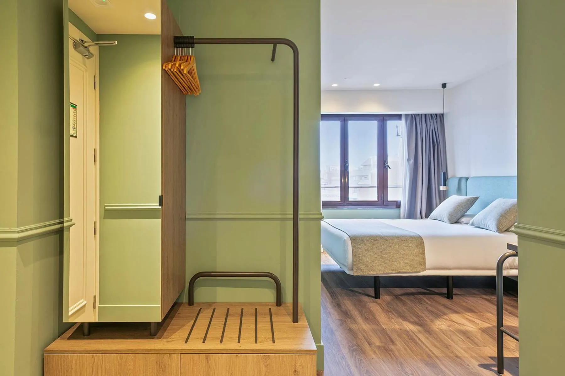 Bed in Hotel Via Augusta