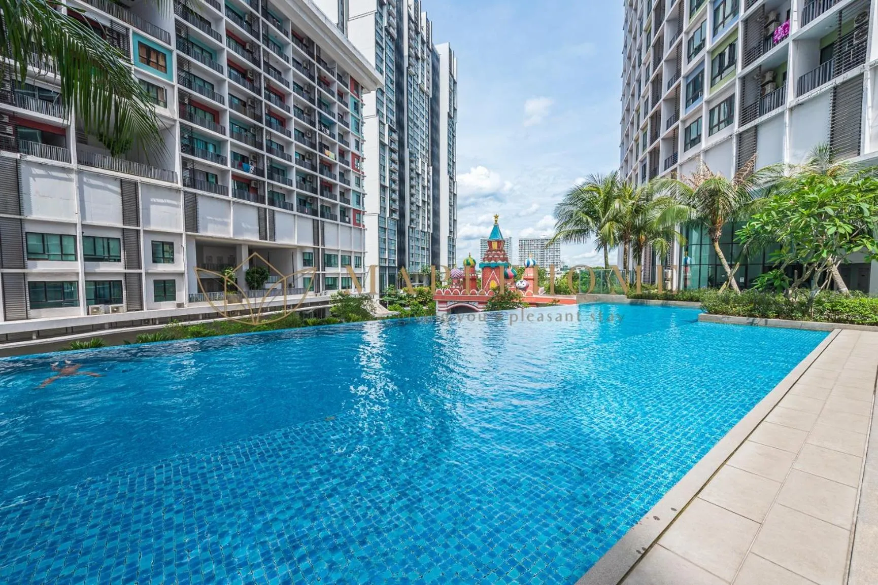 Swimming pool in i-City Premier Suites Shah Alam