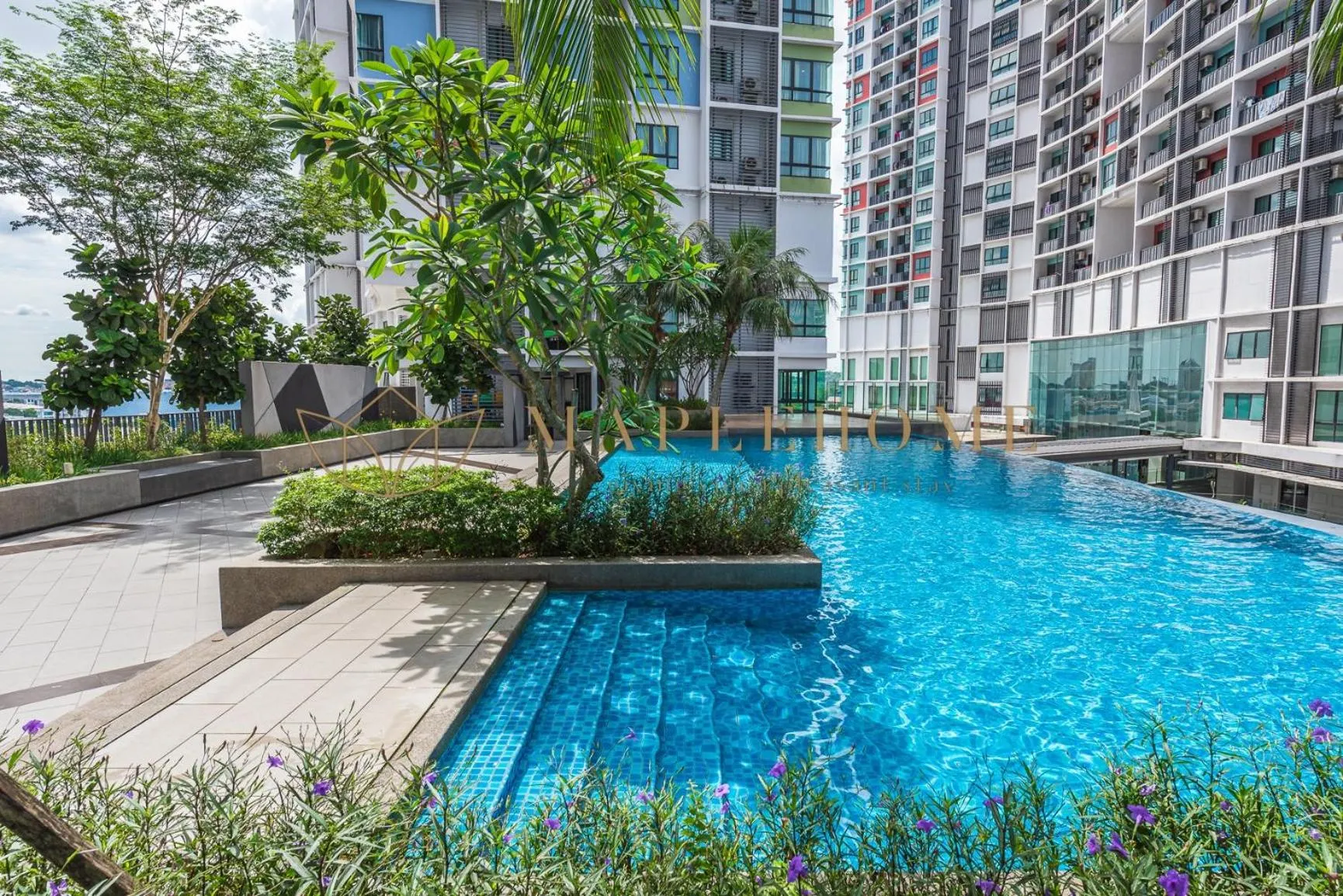 Swimming pool in i-City Premier Suites Shah Alam