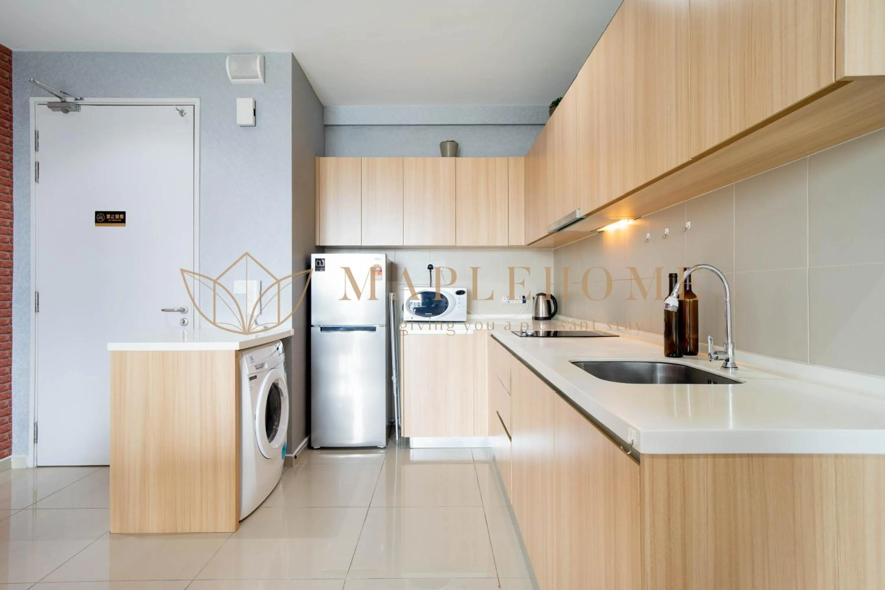 kitchen in i-City Premier Suites Shah Alam