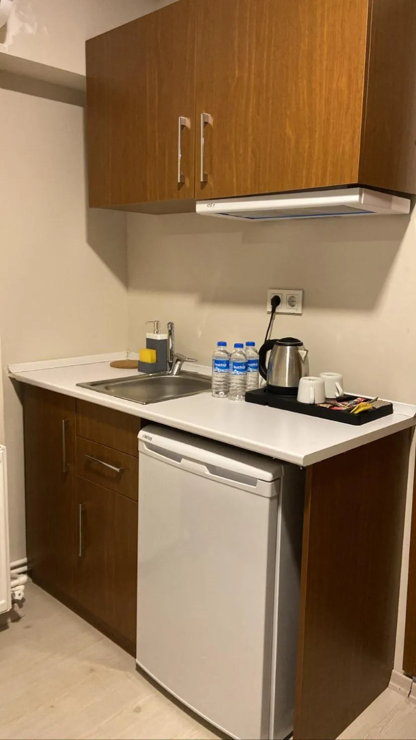 Kitchen or kitchenette in Wide Suites Taksim