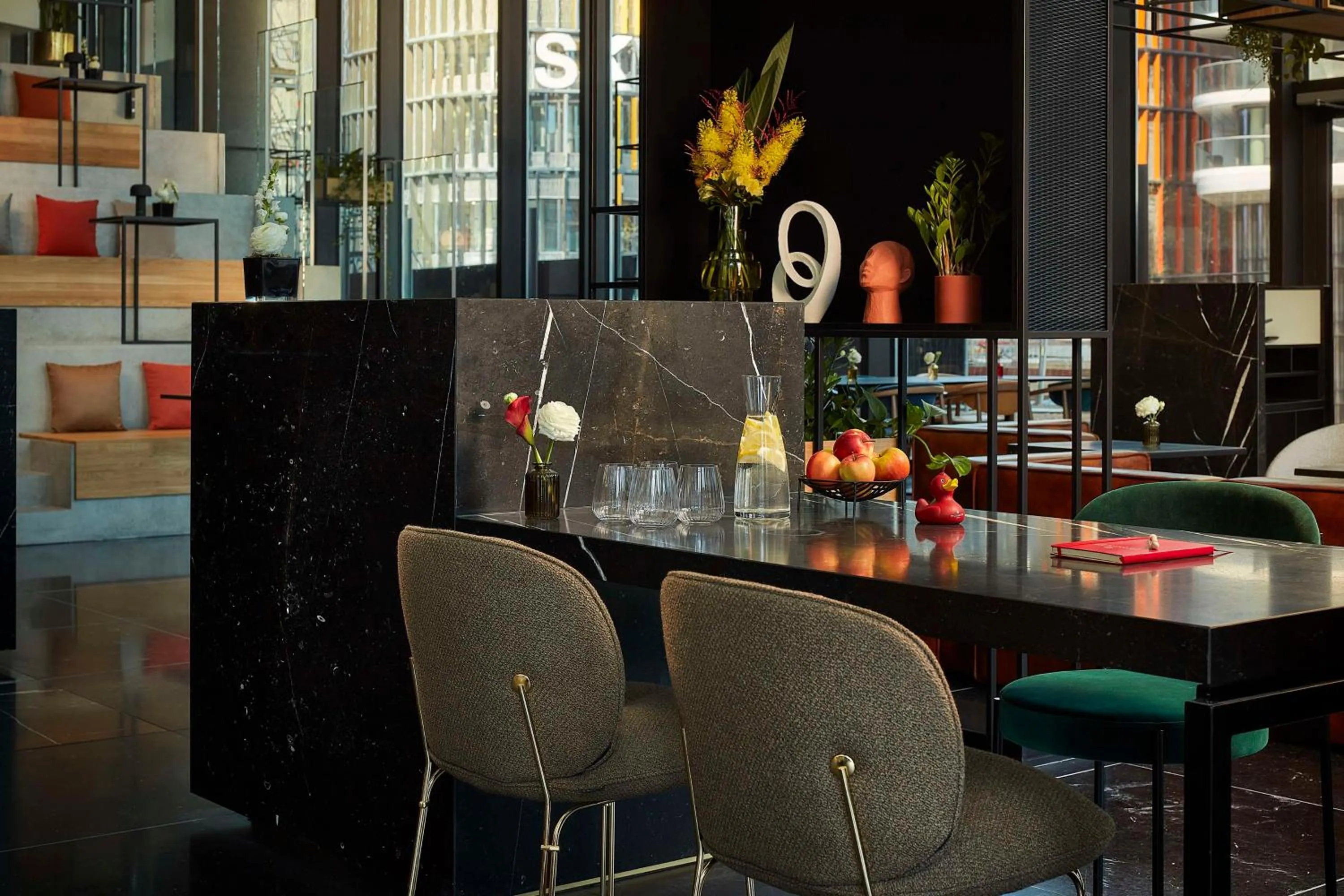 Lobby or reception in NH Collection Frankfurt Spin Tower