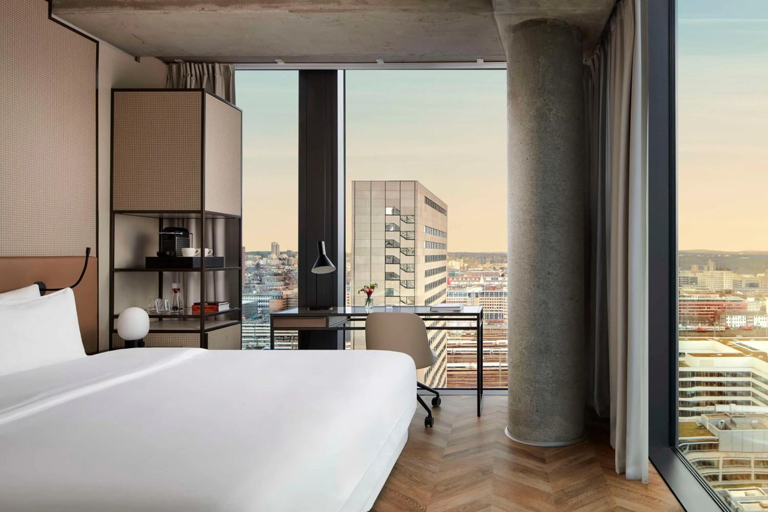 Bedroom, Bed in NH Collection Frankfurt Spin Tower