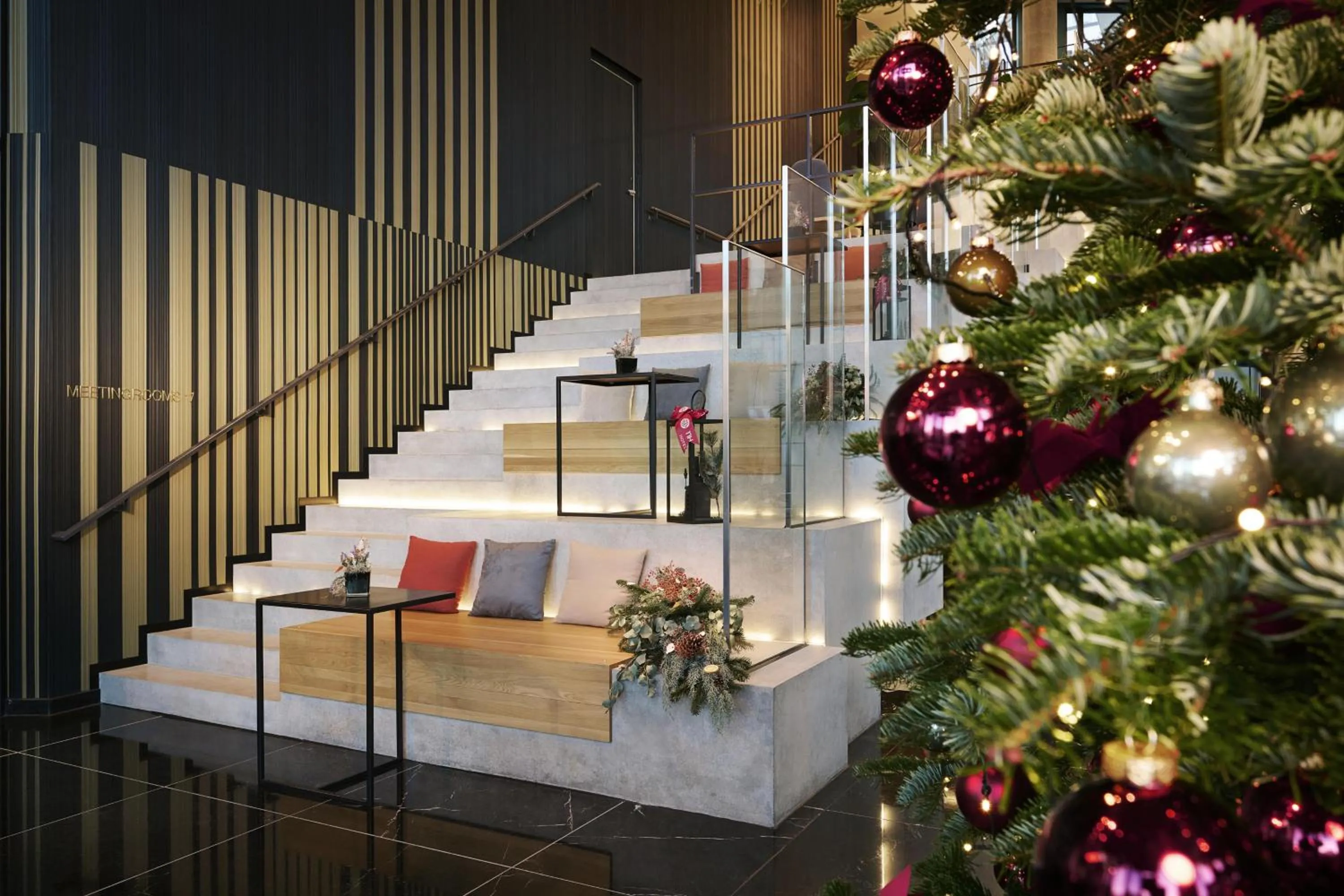 Lobby or reception in NH Collection Frankfurt Spin Tower