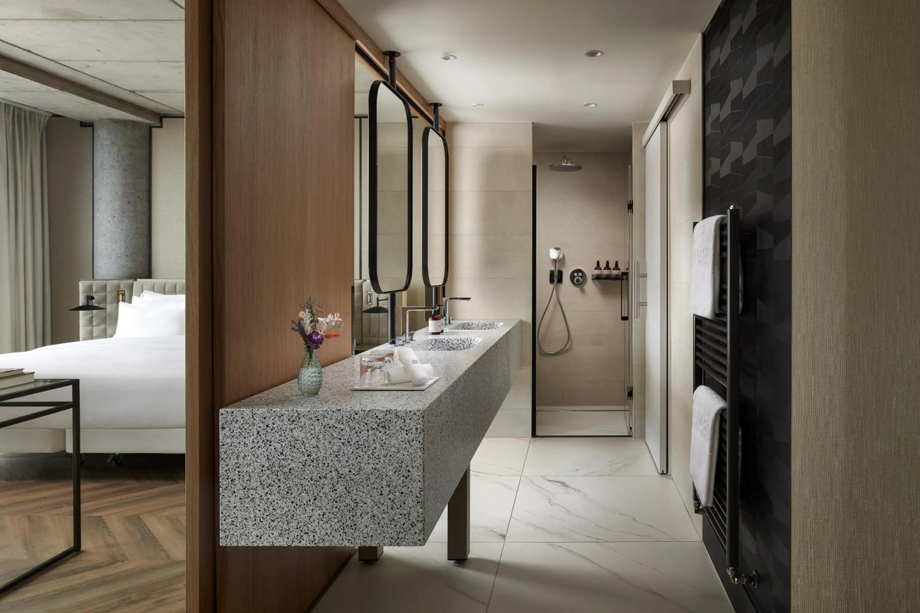 Bedroom, Bed in NH Collection Frankfurt Spin Tower