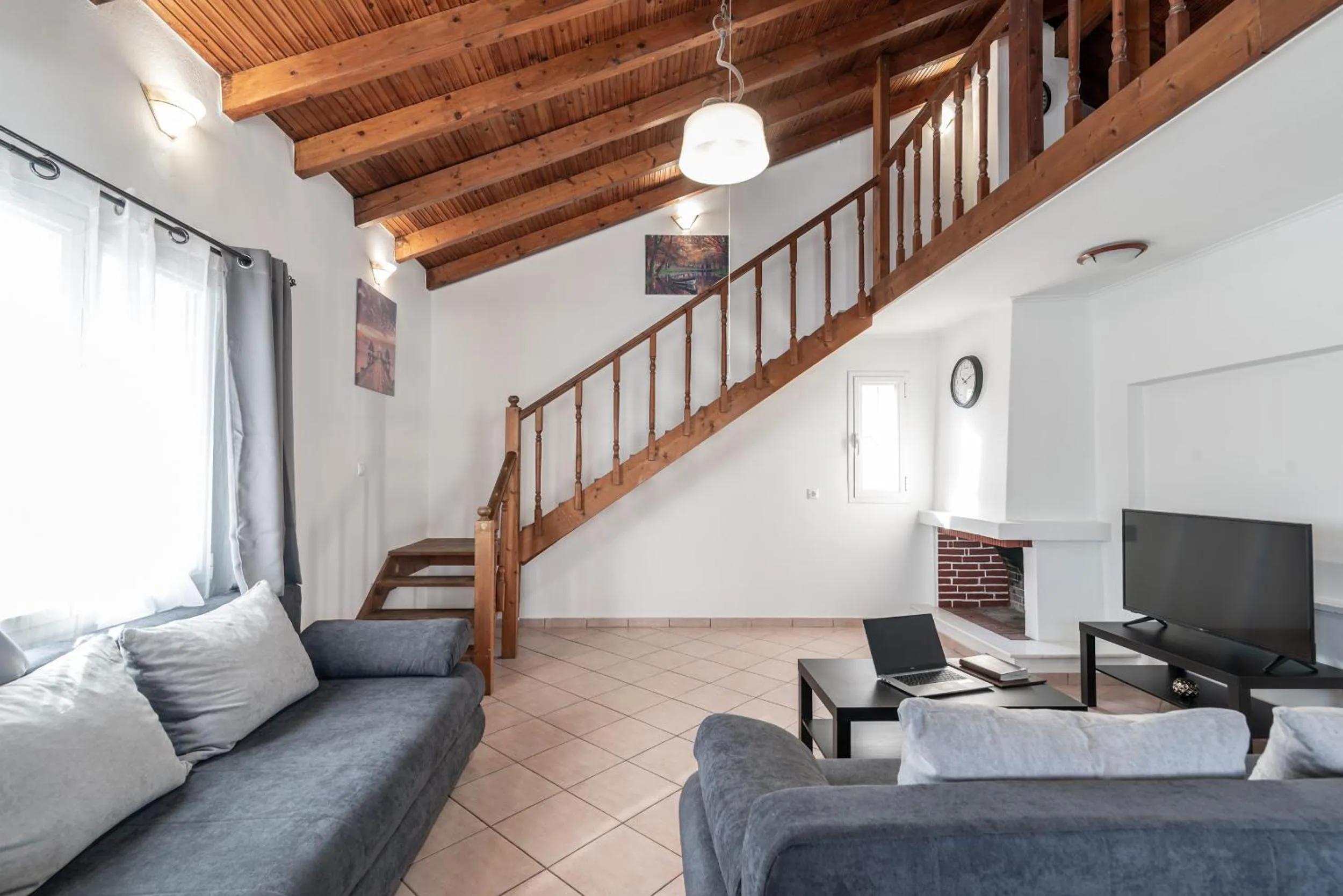 Seating area in Blue Riviera villas & suites - Alimos 2