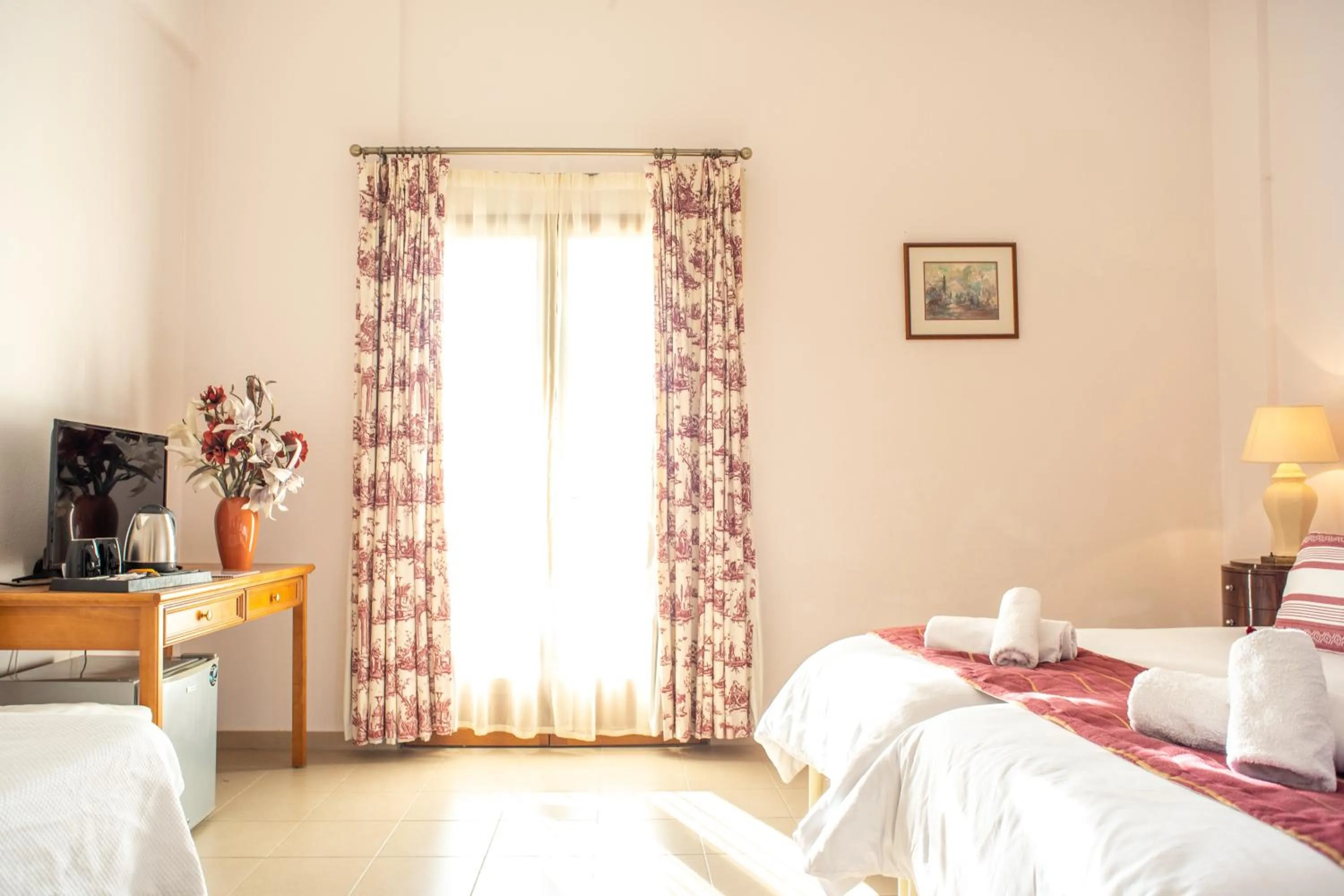 Bed in Lagou Raxi Country Hotel