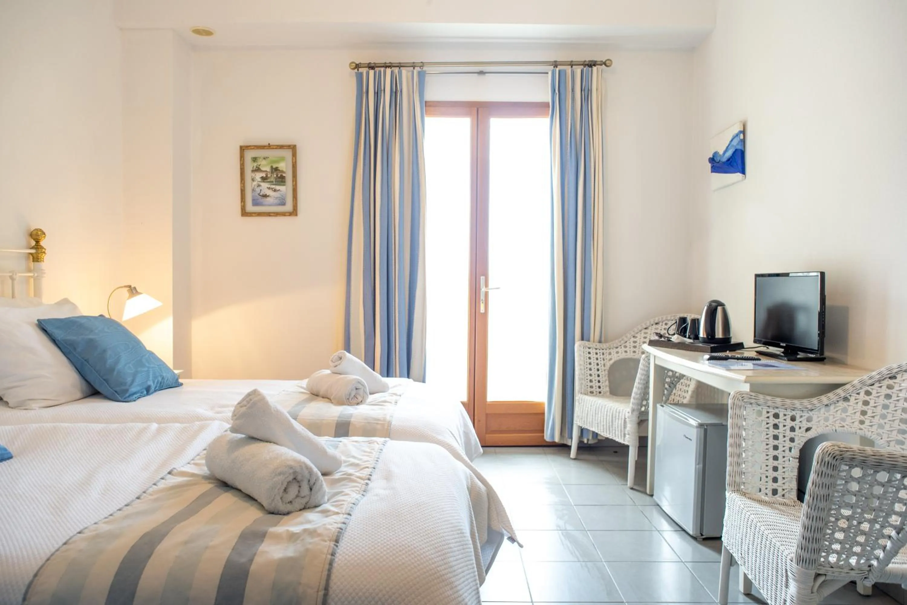 Bed in Lagou Raxi Country Hotel