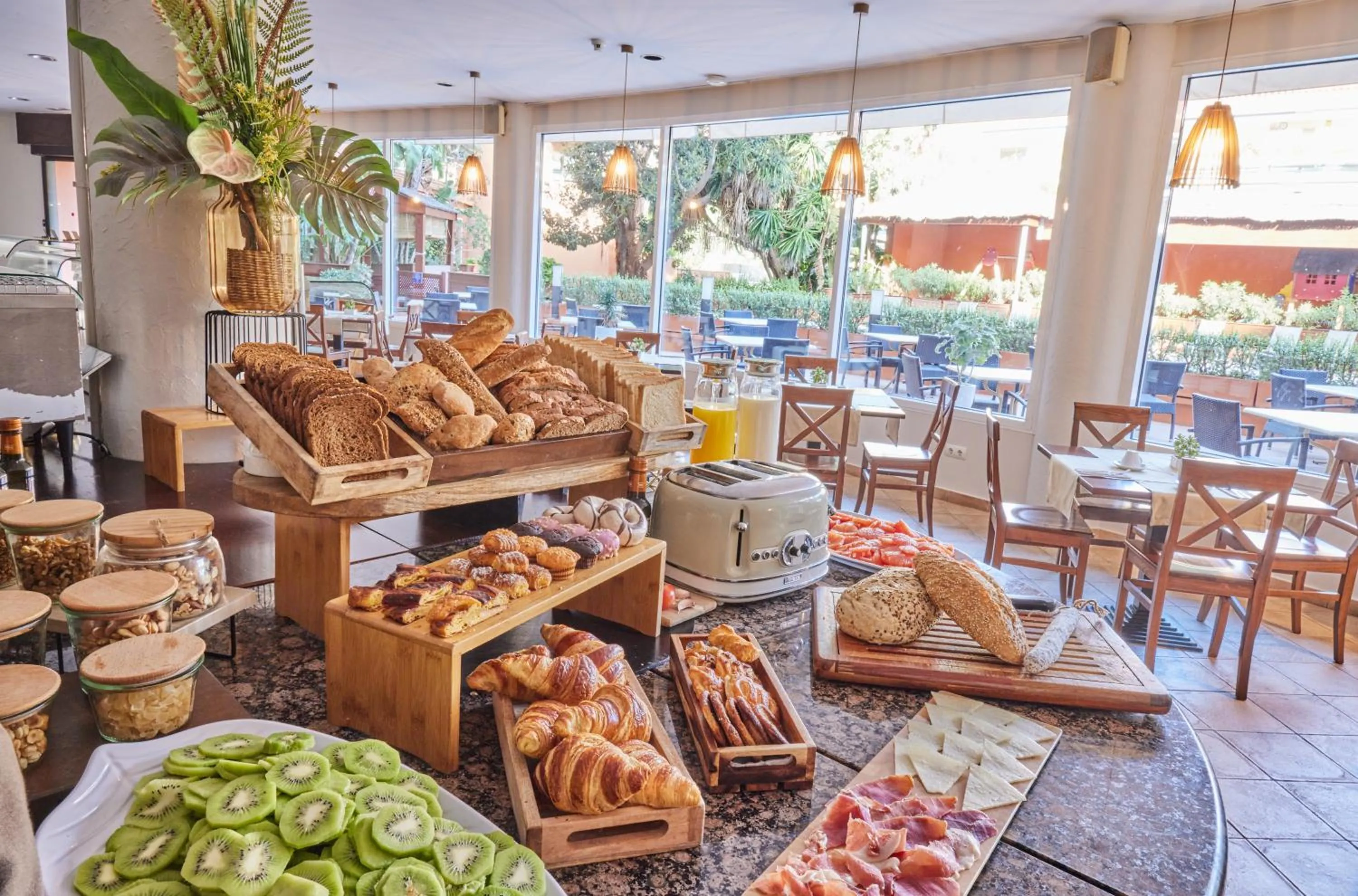 Buffet breakfast in Sunway Playa Golf & Spa Sitges