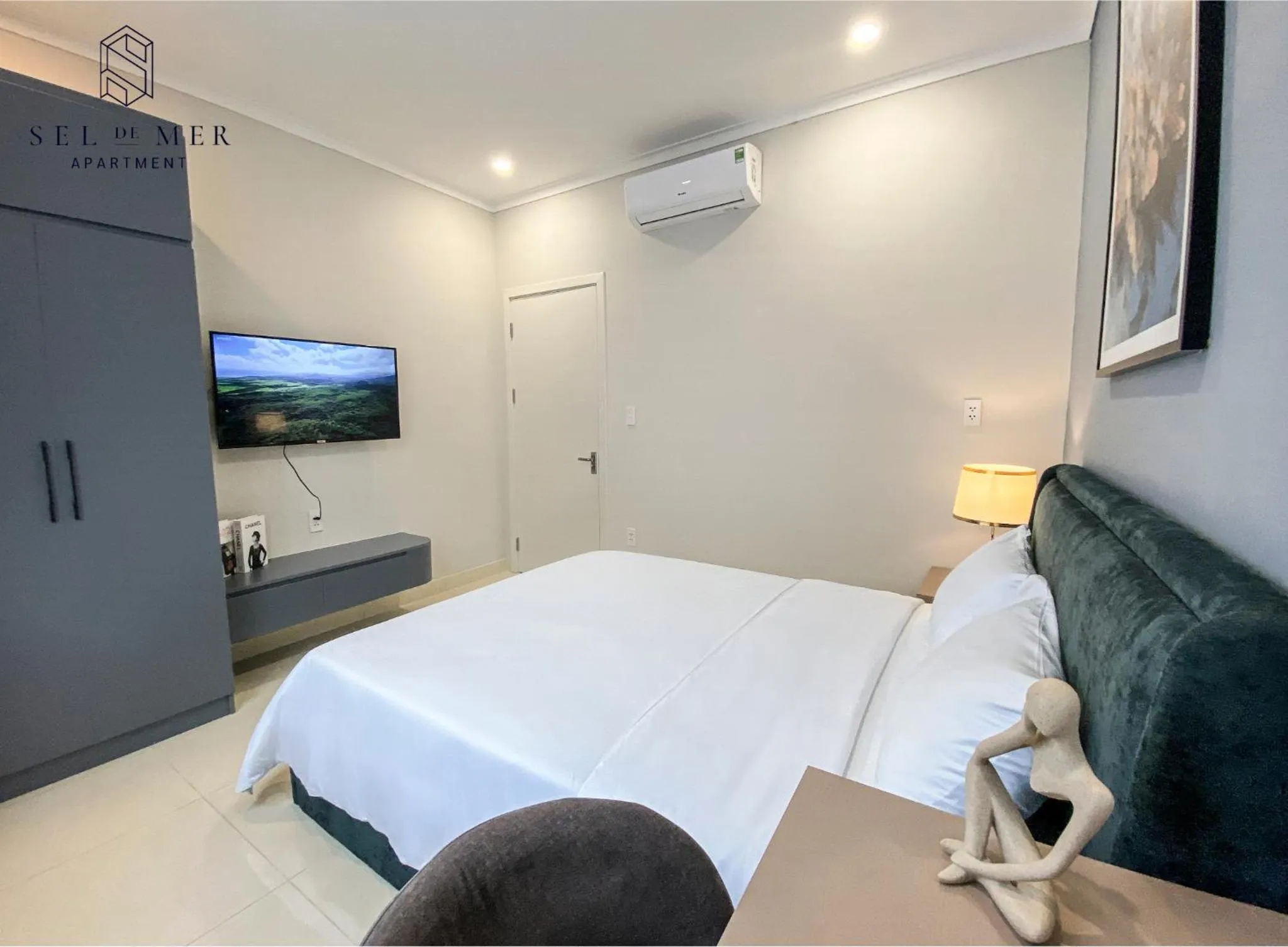Bed in Sel de Mer Apartment Grand World Phu Quoc