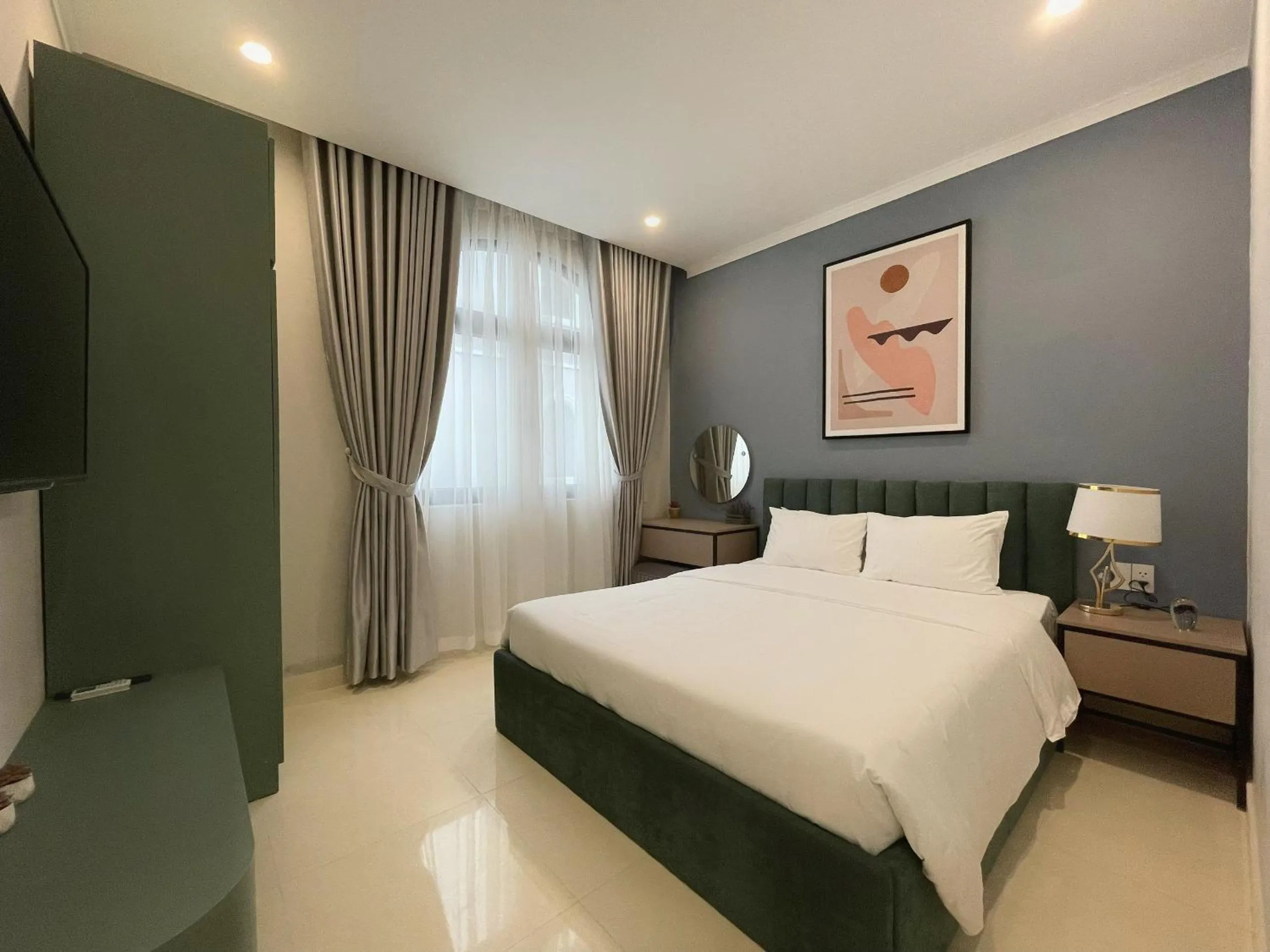 Bed in Sel de Mer Apartment Grand World Phu Quoc