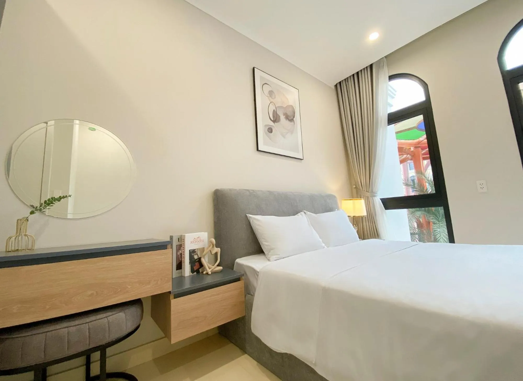 Bed in Sel de Mer Apartment Grand World Phu Quoc