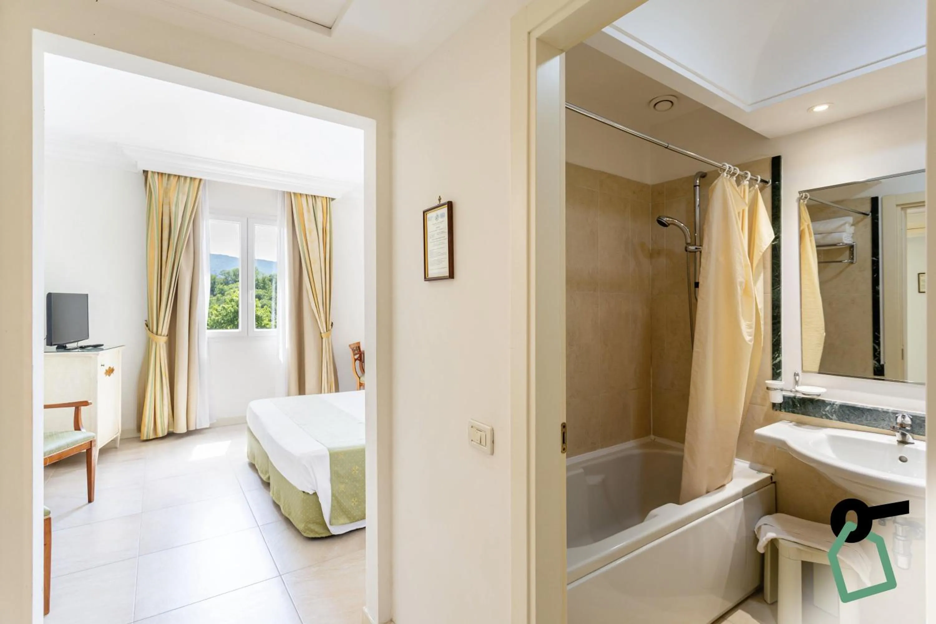 Bedroom, Bed in Hotiday Room Collection - Fiuggi