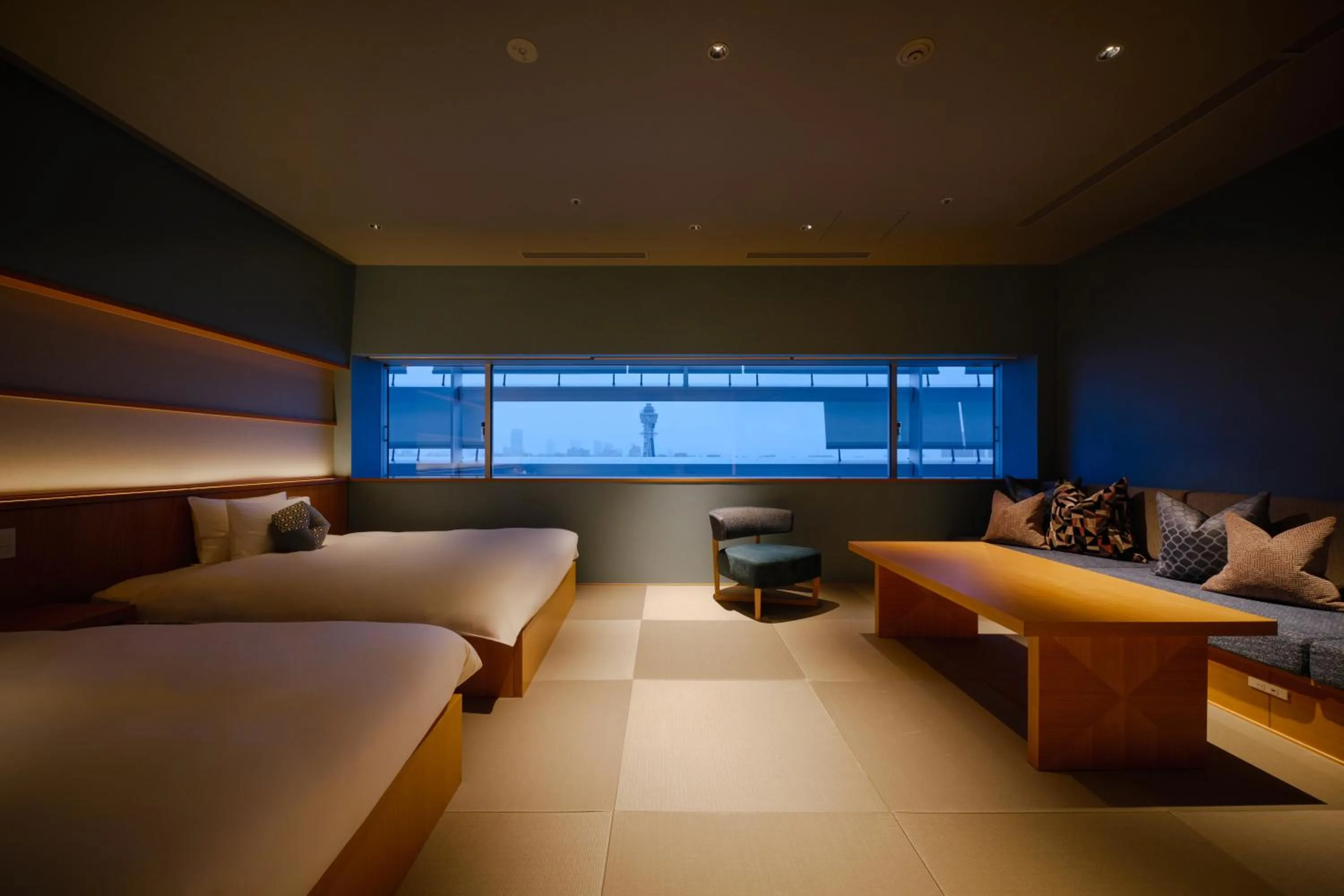 Photo of the whole room in OMO7 Osaka by Hoshino Resorts