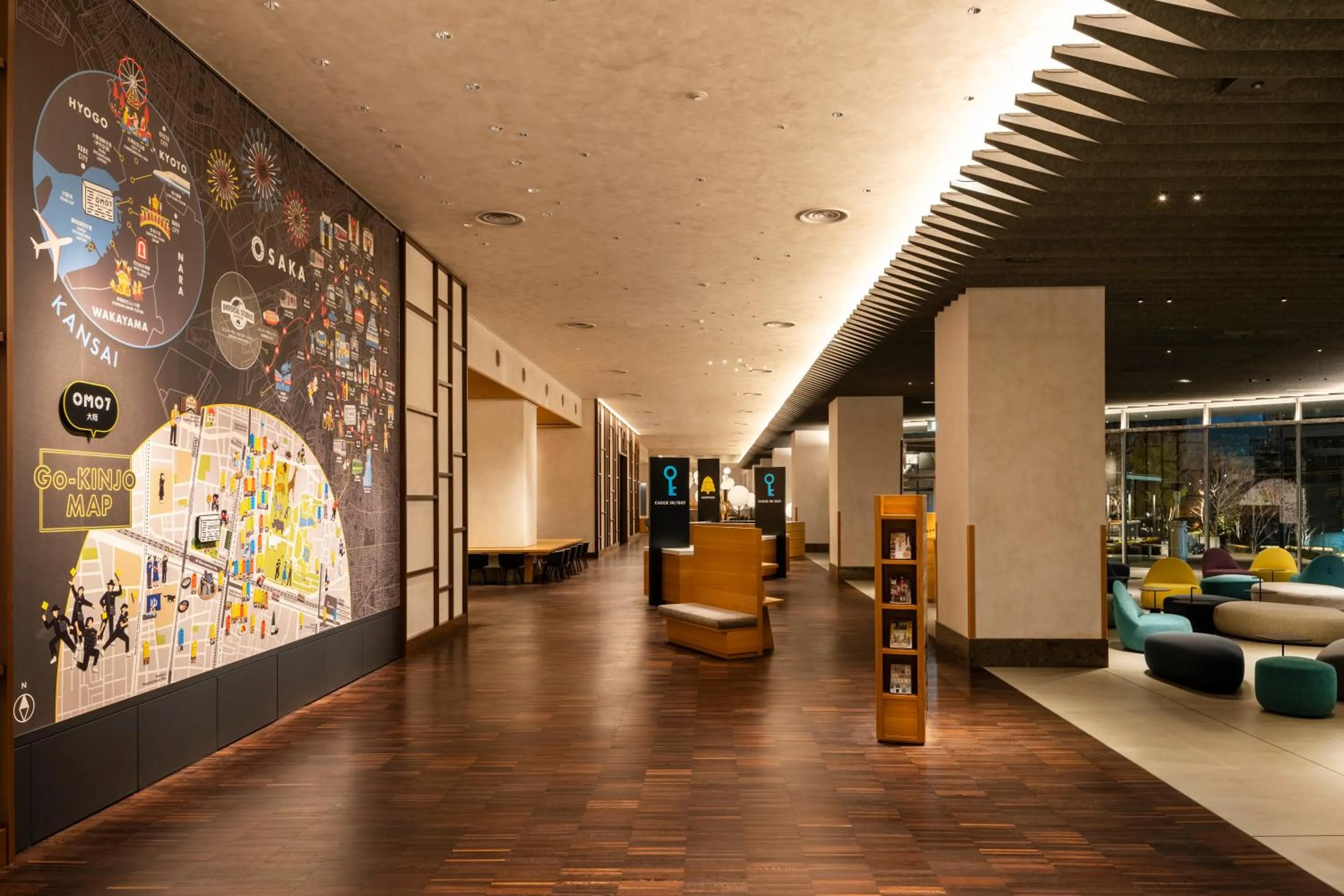 Lobby or reception in OMO7 Osaka by Hoshino Resorts