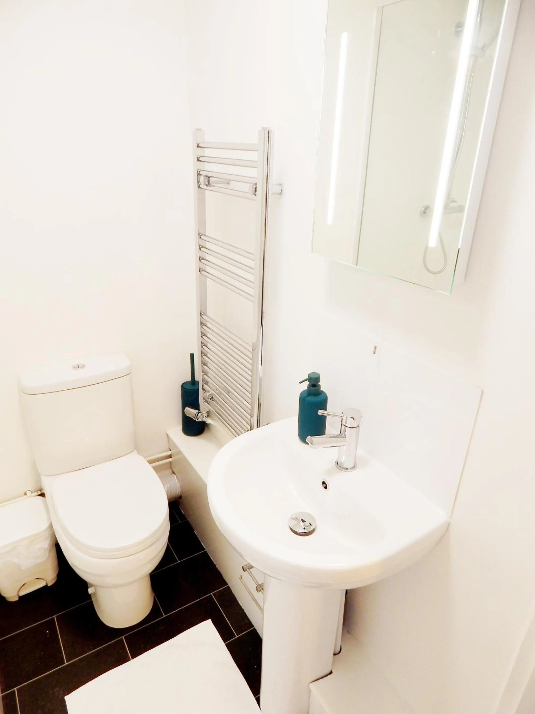 Toilet in Modern, well located en-suite rooms with parking & all facilities