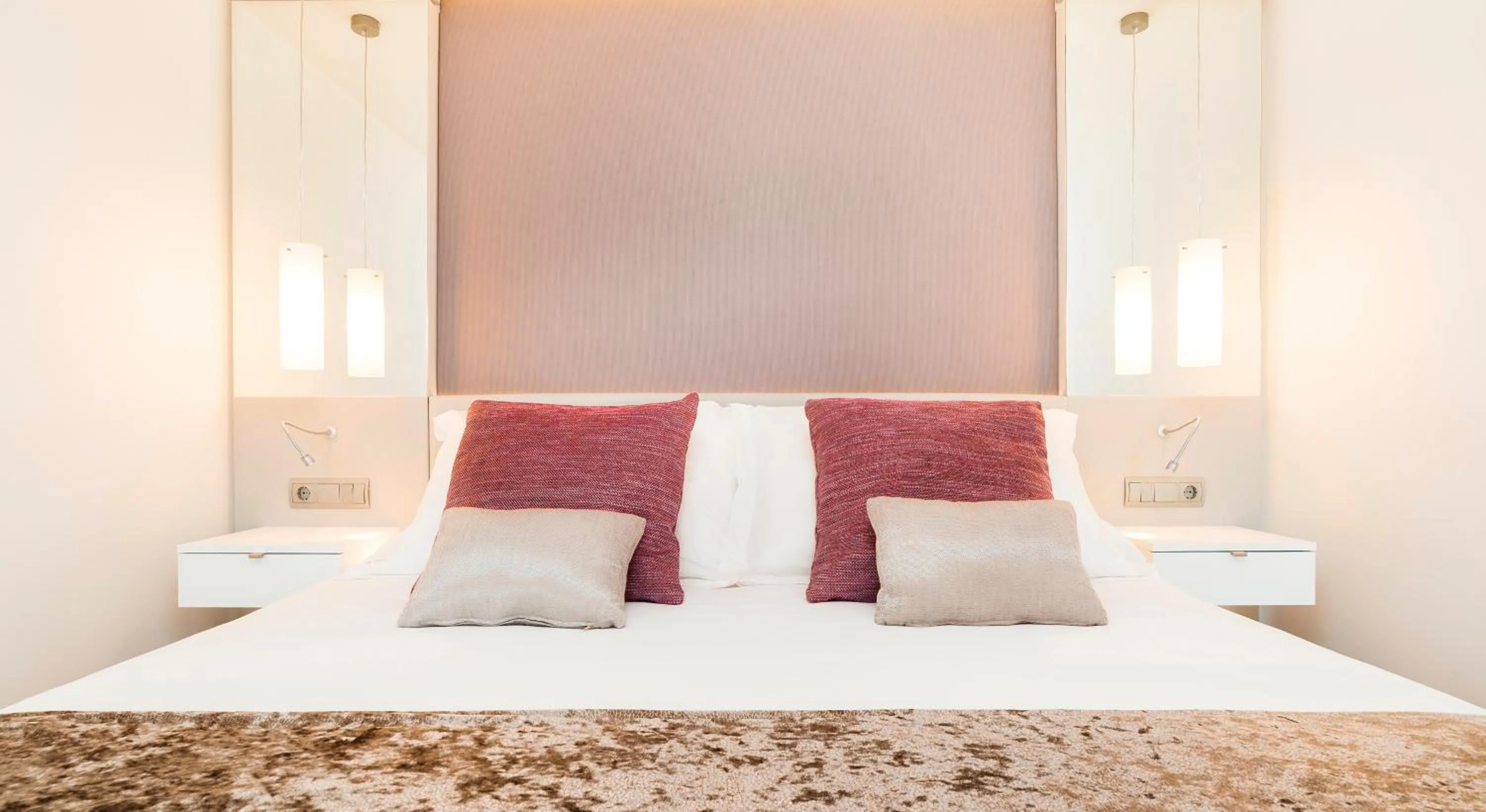 Bed in Insotel Tarida Beach Resort & SPA