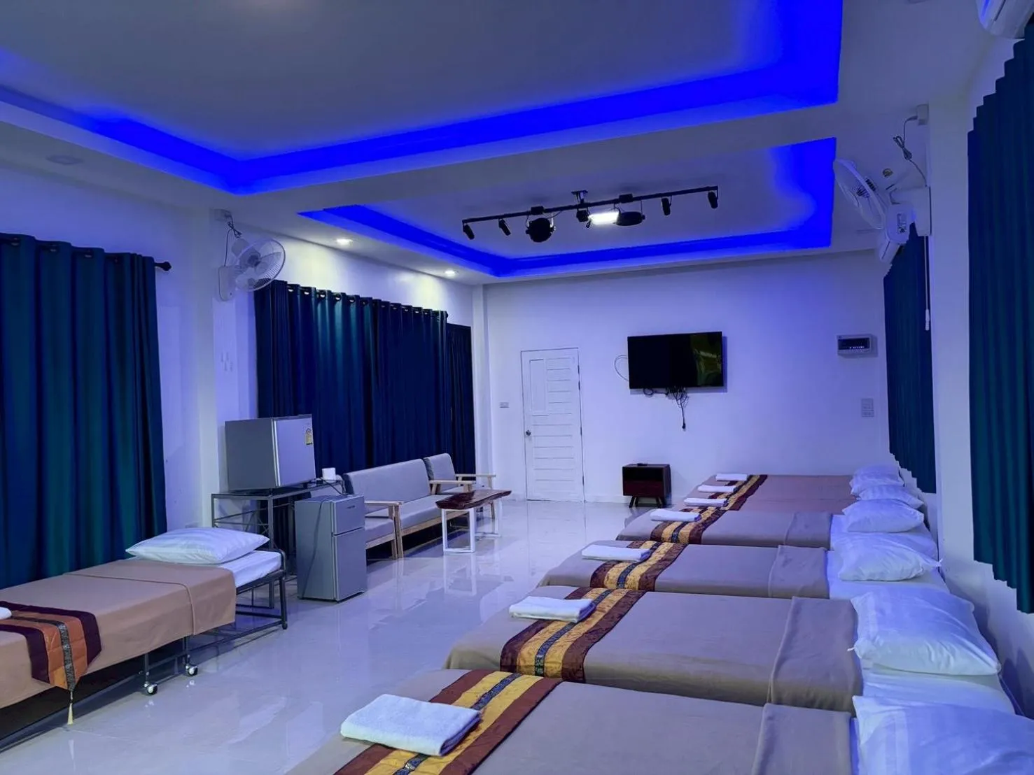 Bed in Chiang Rai Khuakrae Resort