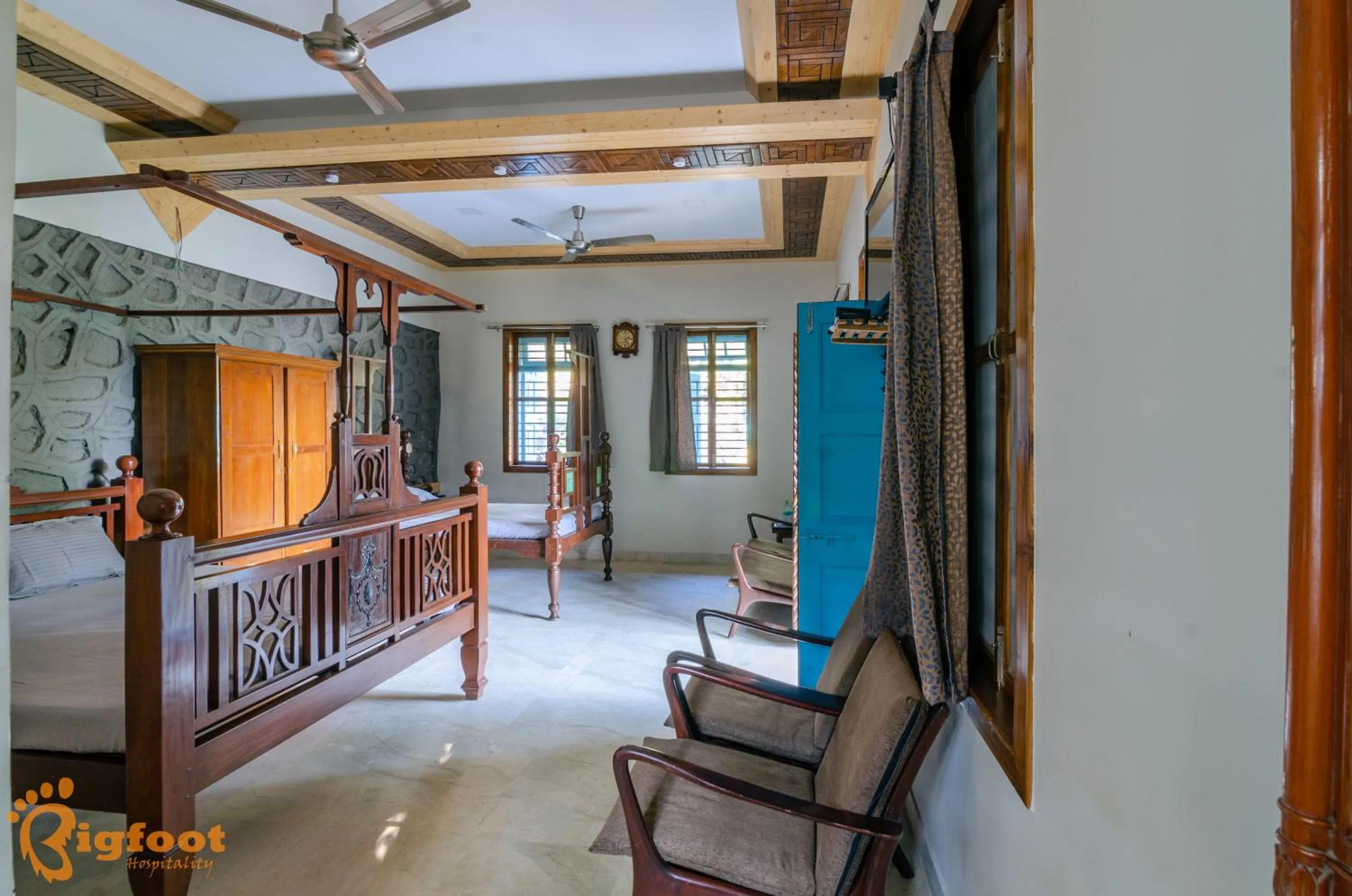 Bedroom, Bed in Ekayana Resorts and Agri Tourism, Mulshi