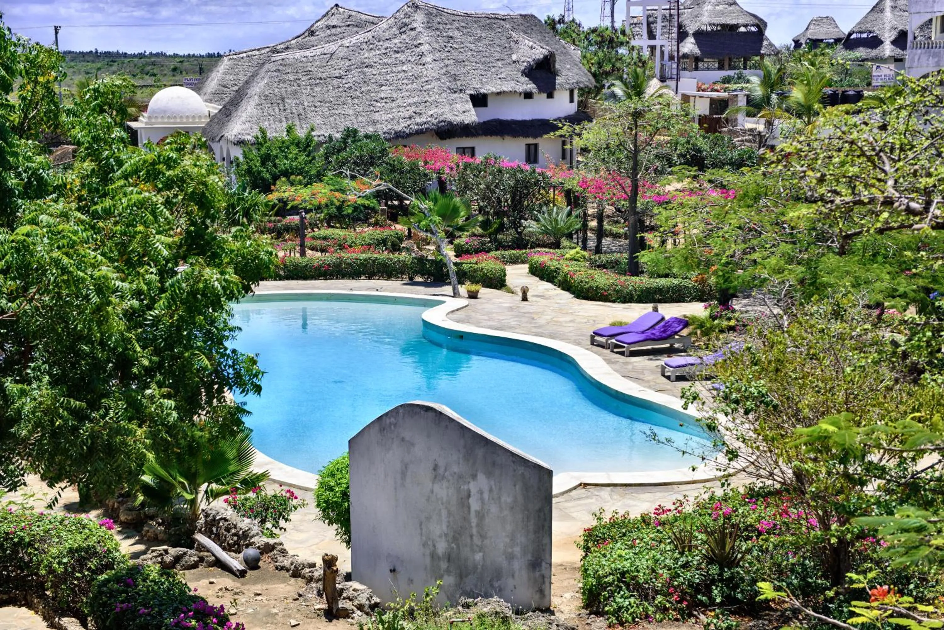 Pool view in Jumbo Club Watamu