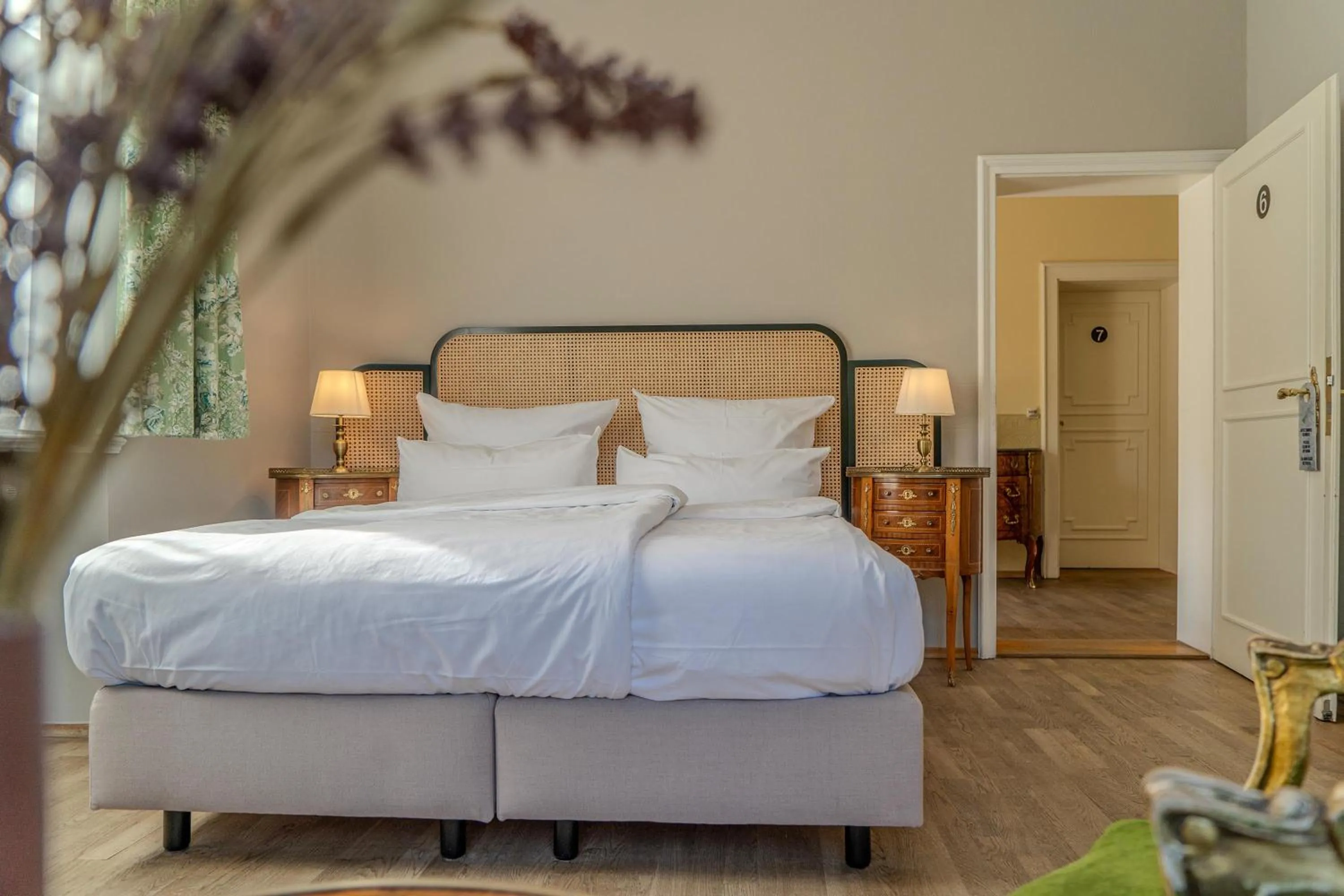 Bedroom, Bed in Villa Bleichröder