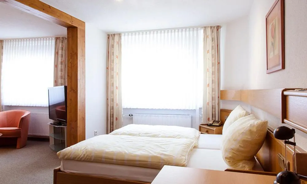 Bed in Hotel Schweinsberg