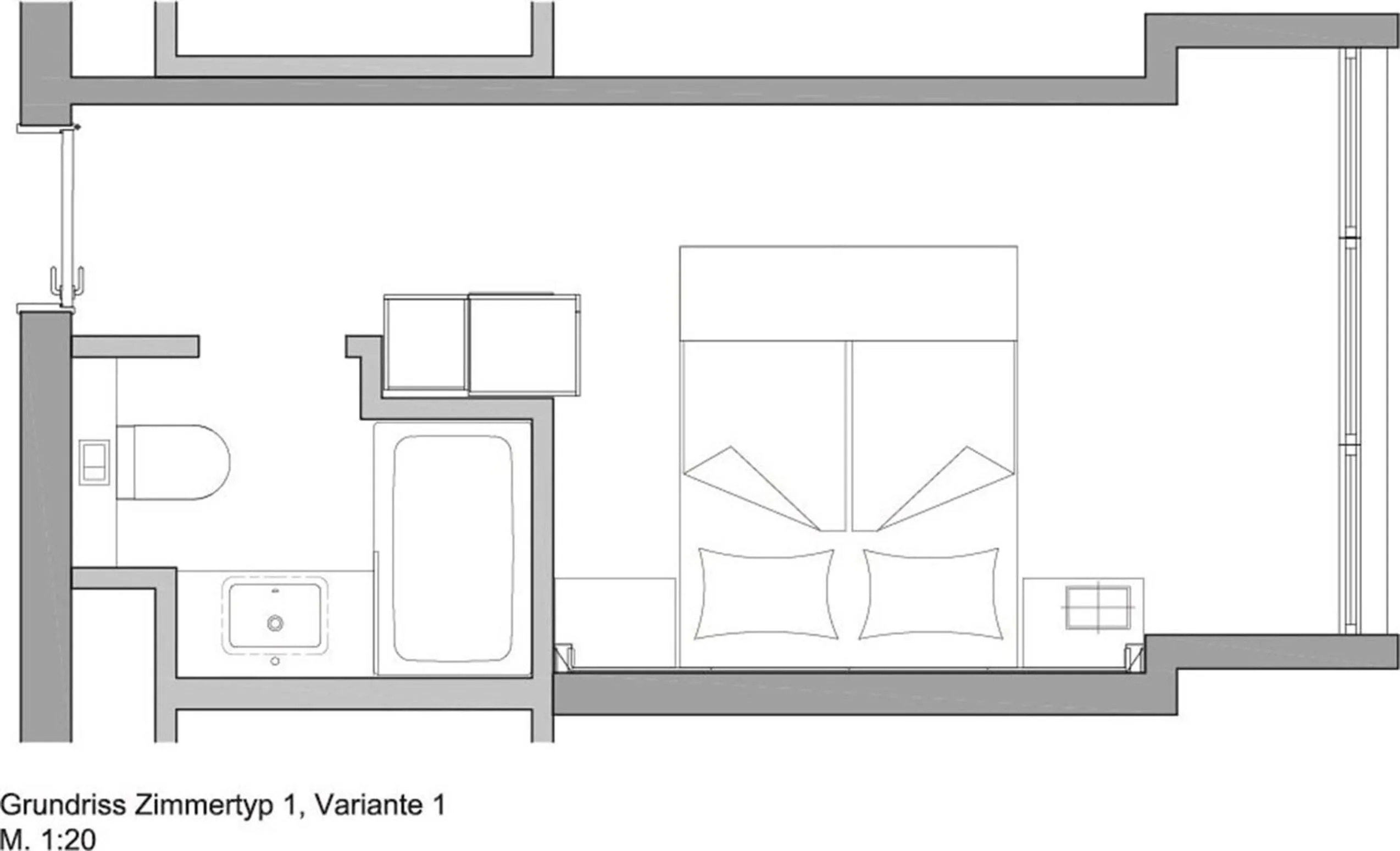 Bathroom in The Alex Hotel