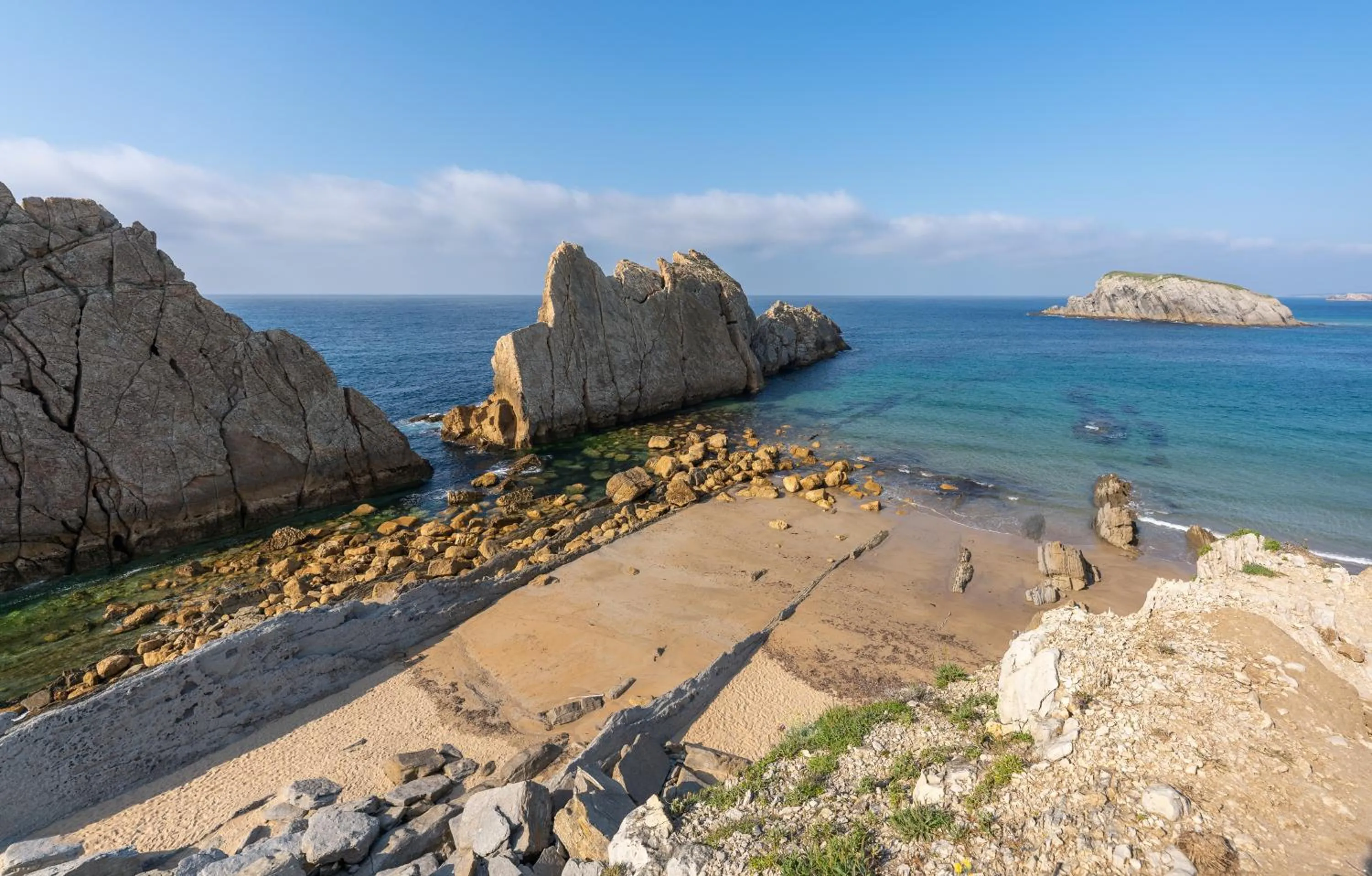 Beach in Chateau La Roca