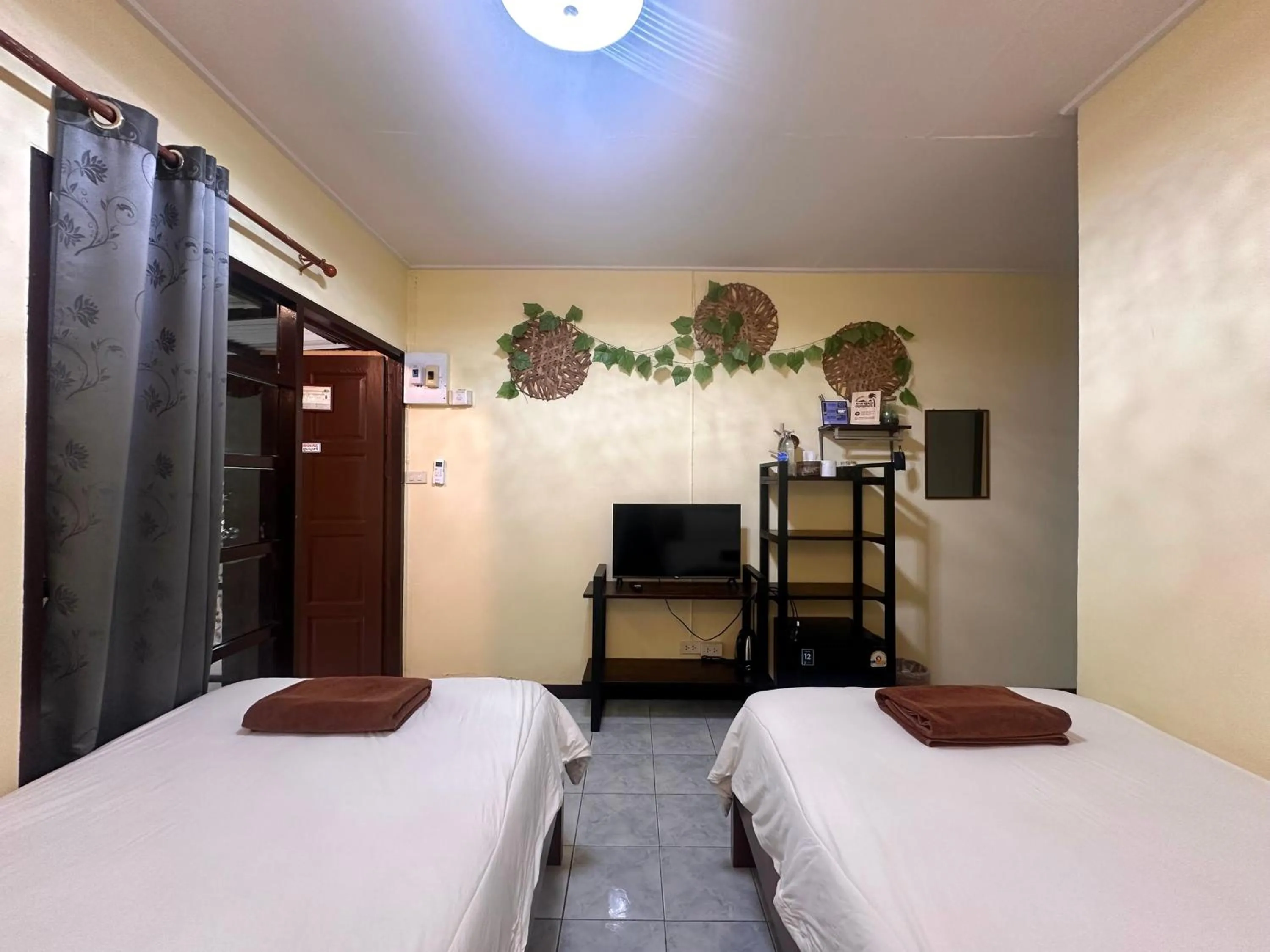 Bed in Blue Beach Resort