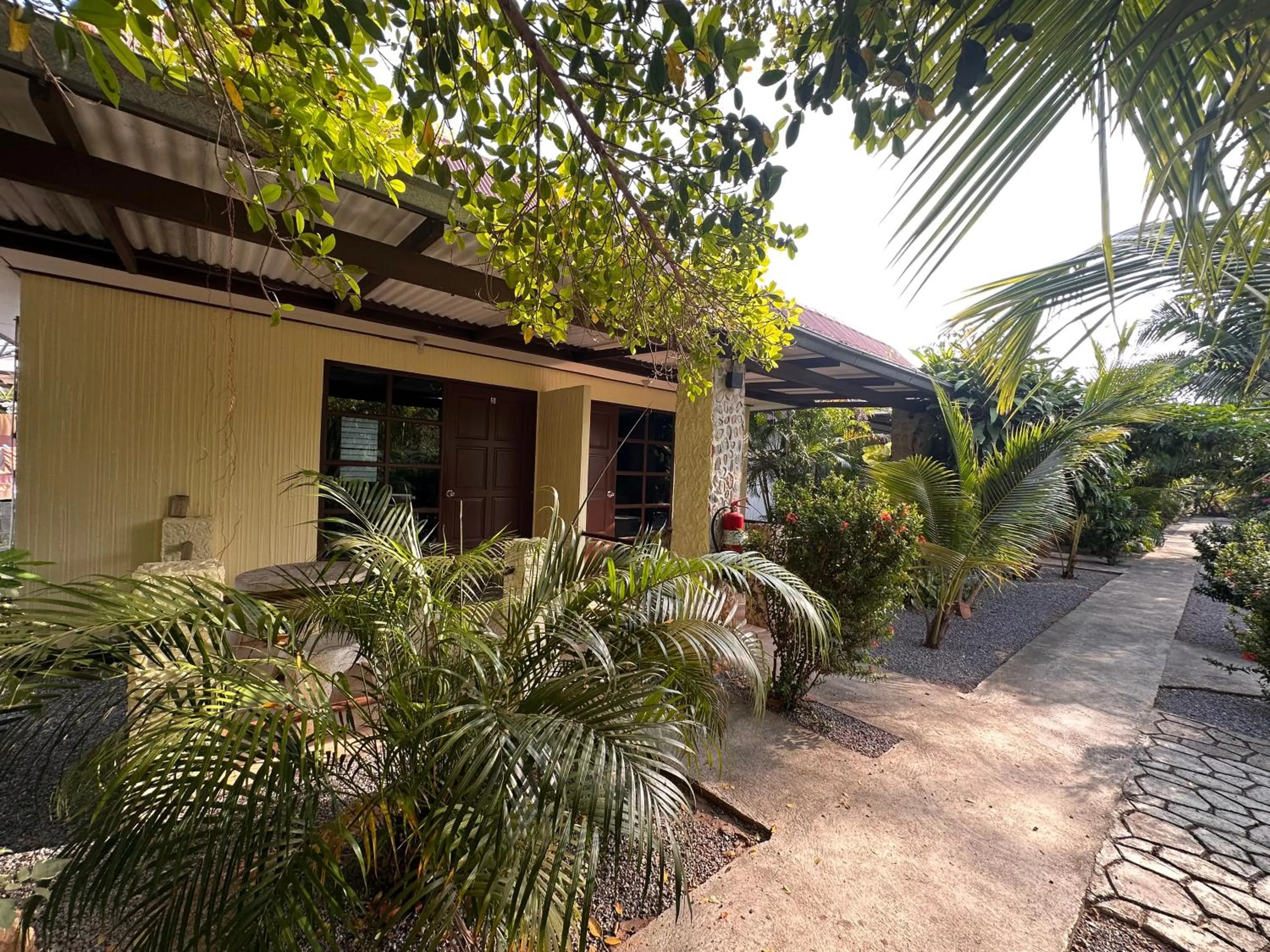 Garden view in Blue Beach Resort