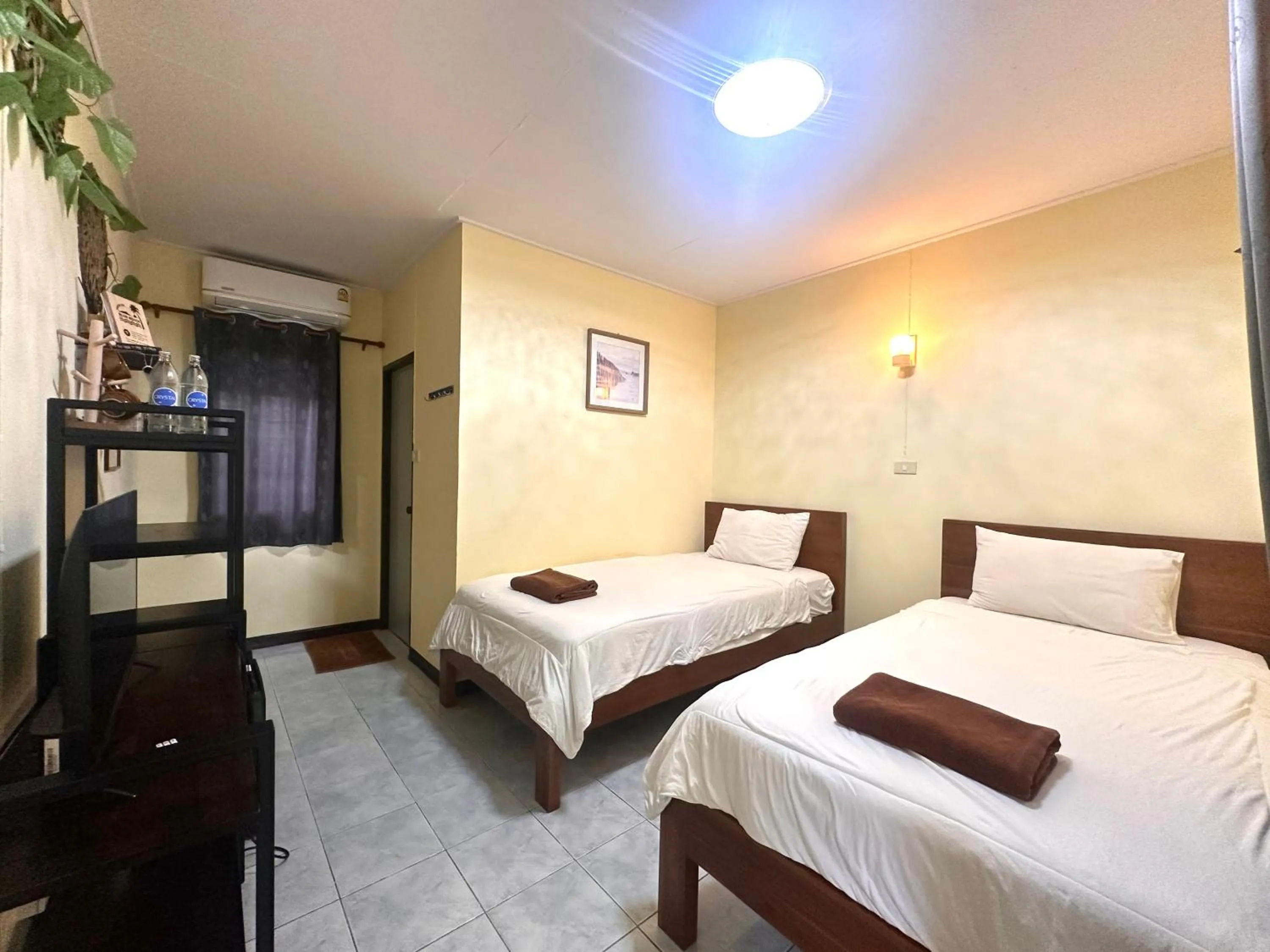 Bed in Blue Beach Resort